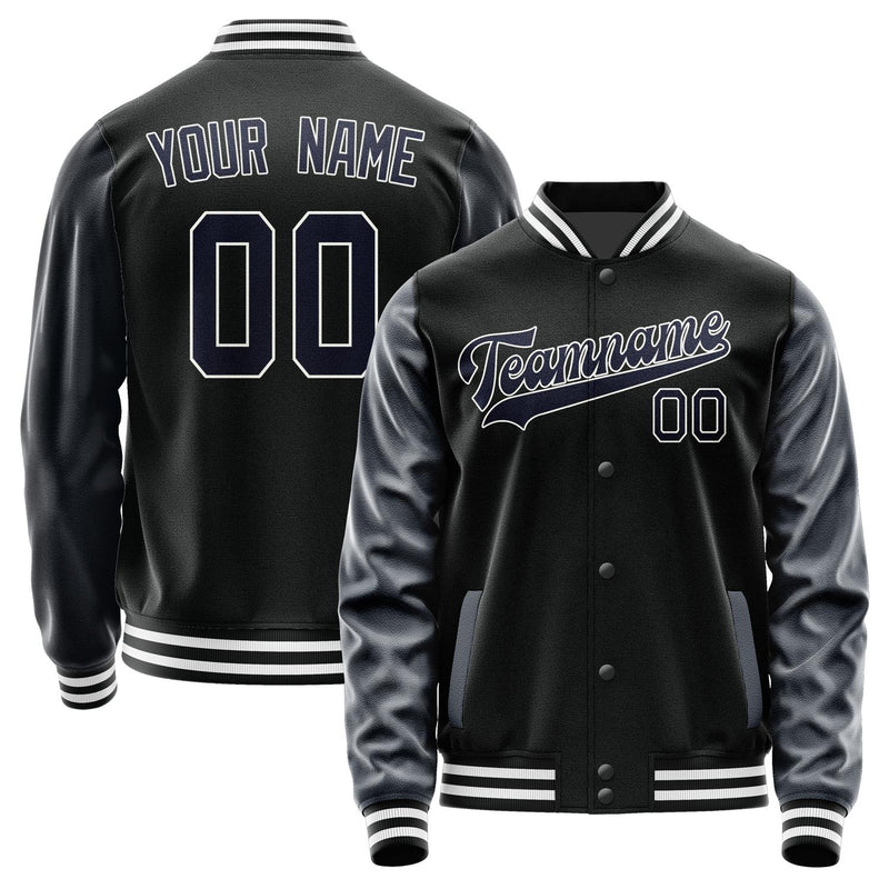 Custom Black Navy Jacket JA1717111718B31811