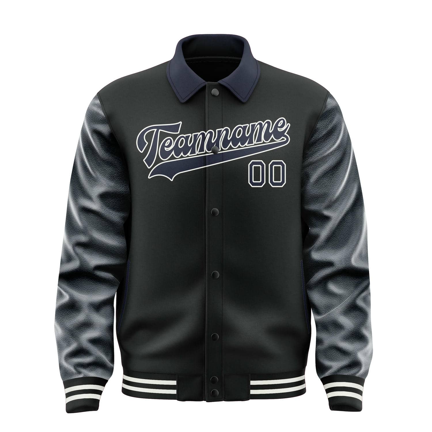Custom Black Navy Jacket