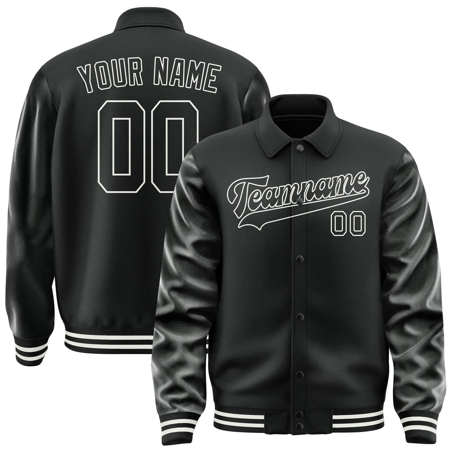 Custom Black Black Jacket