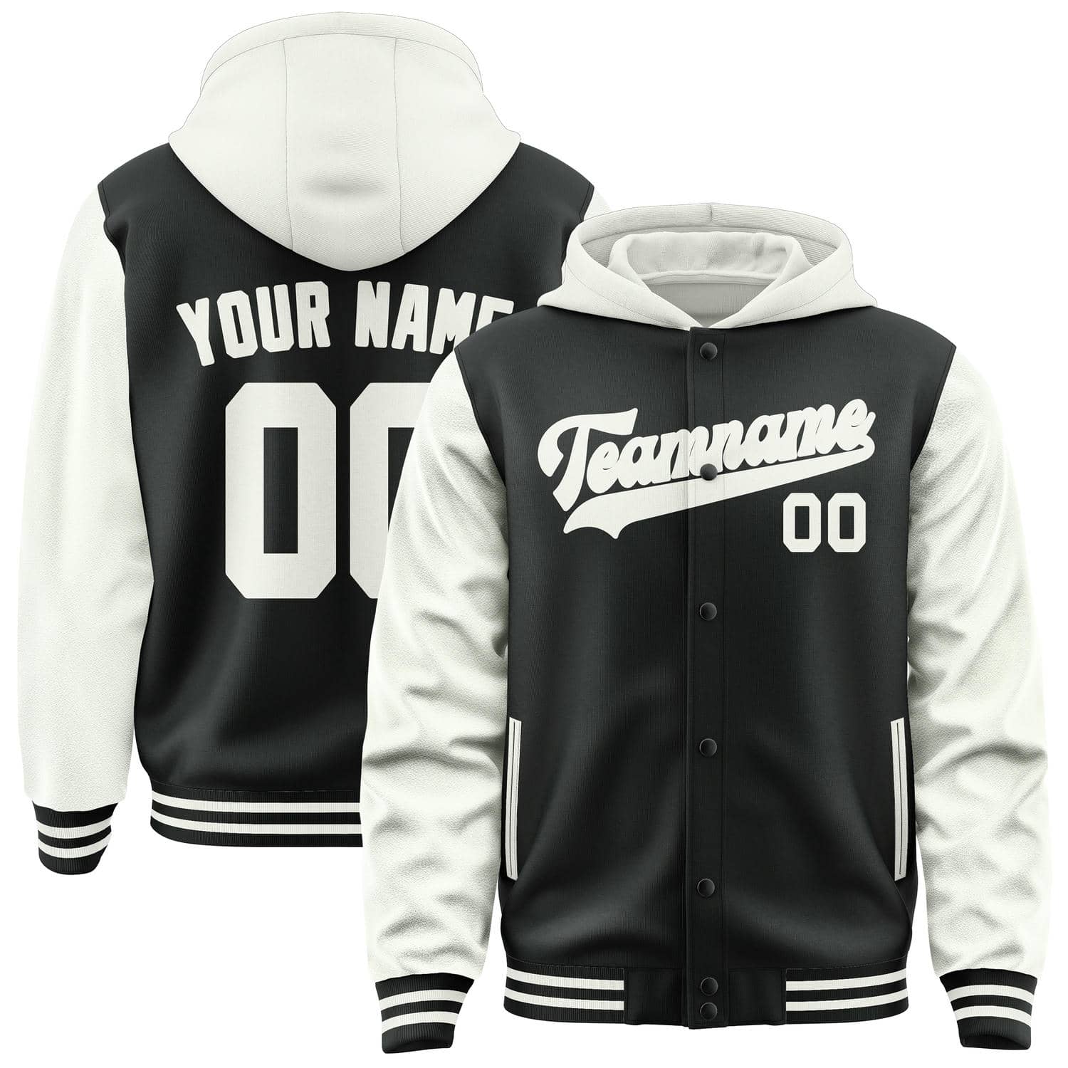 Custom Black White Jacket