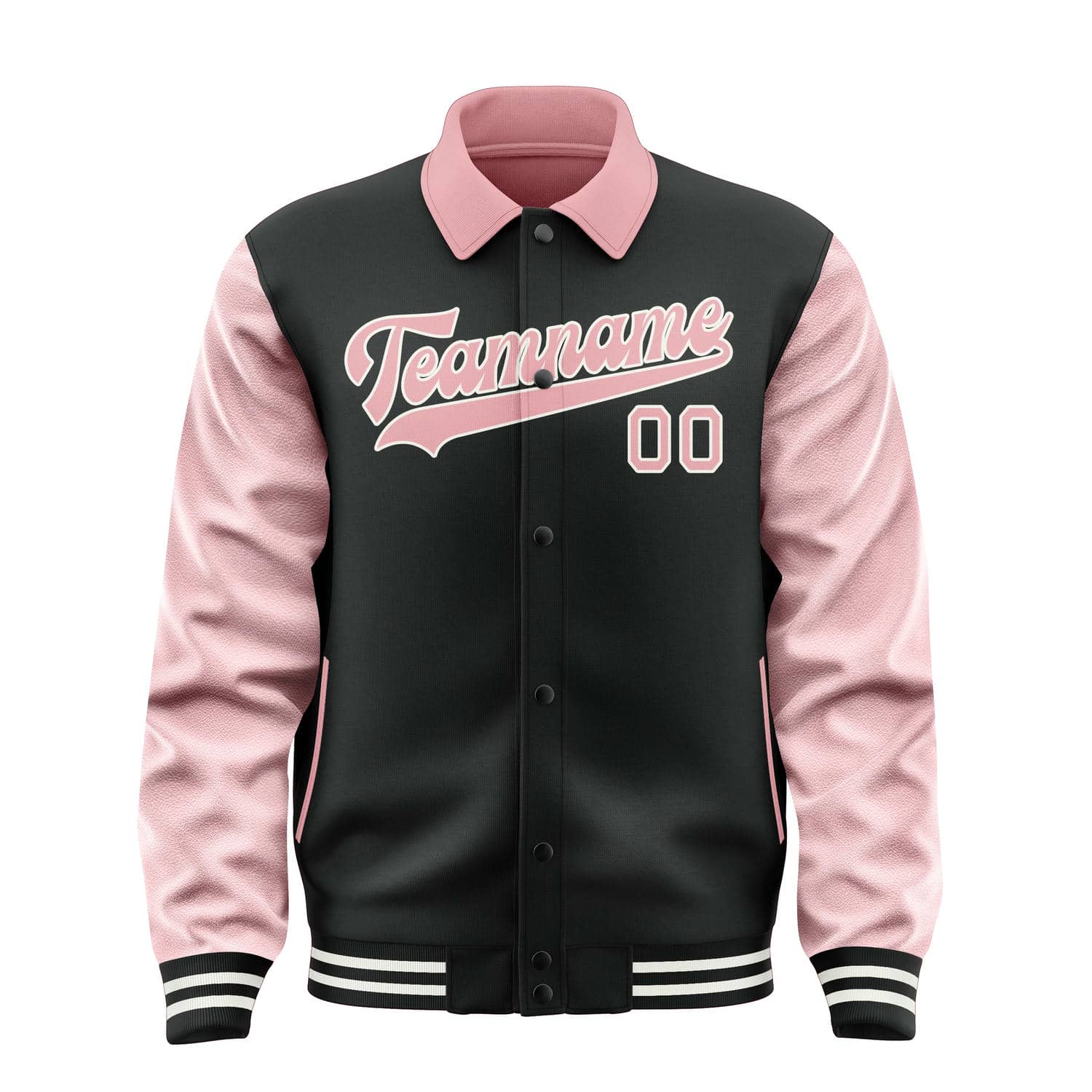 Custom Black Light Pink Jacket
