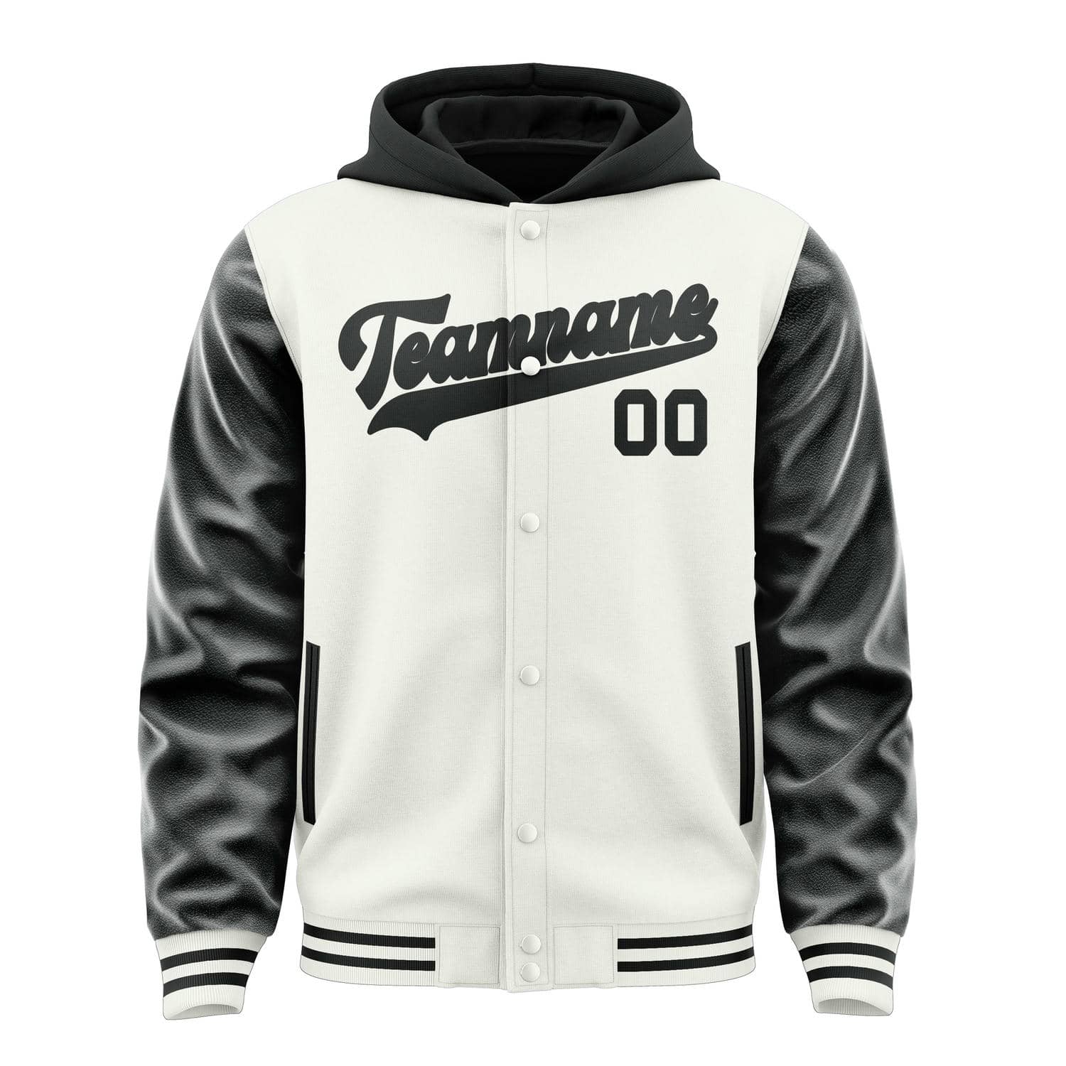 Custom White Black Jacket