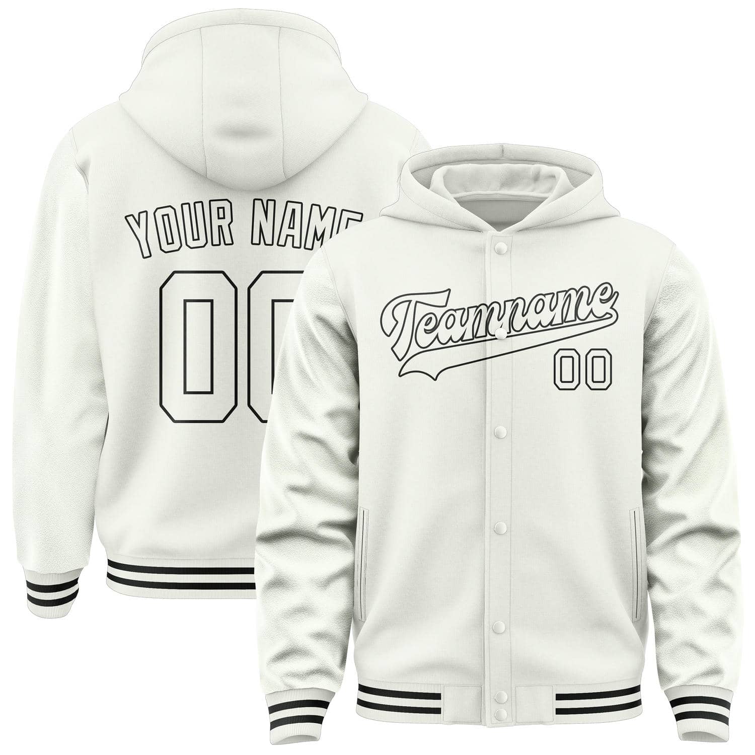 Custom White White Jacket