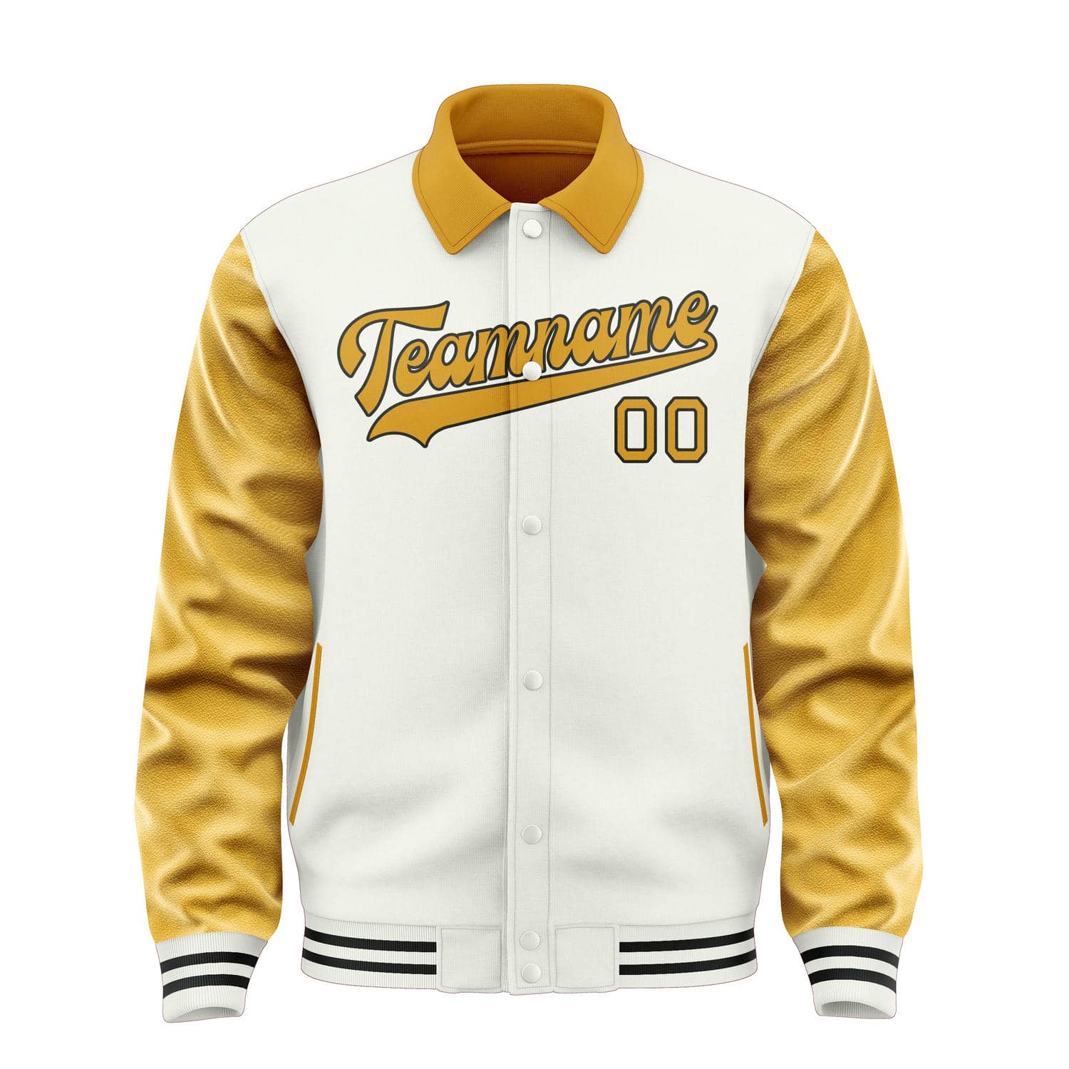 Custom White Yellow Jacket