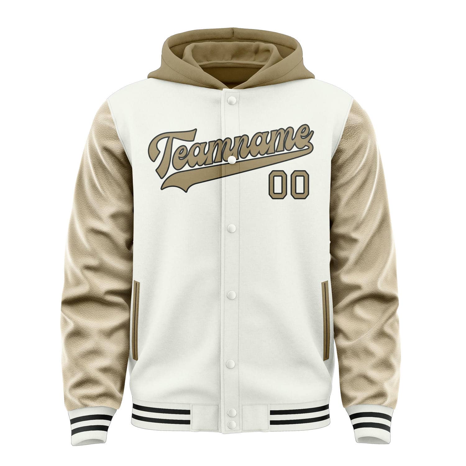 Custom White Light Khaki Jacket