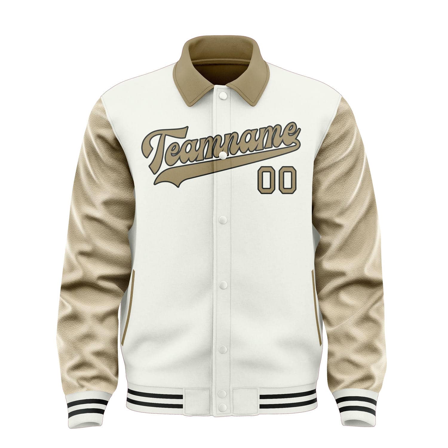 Custom White Light Khaki Jacket