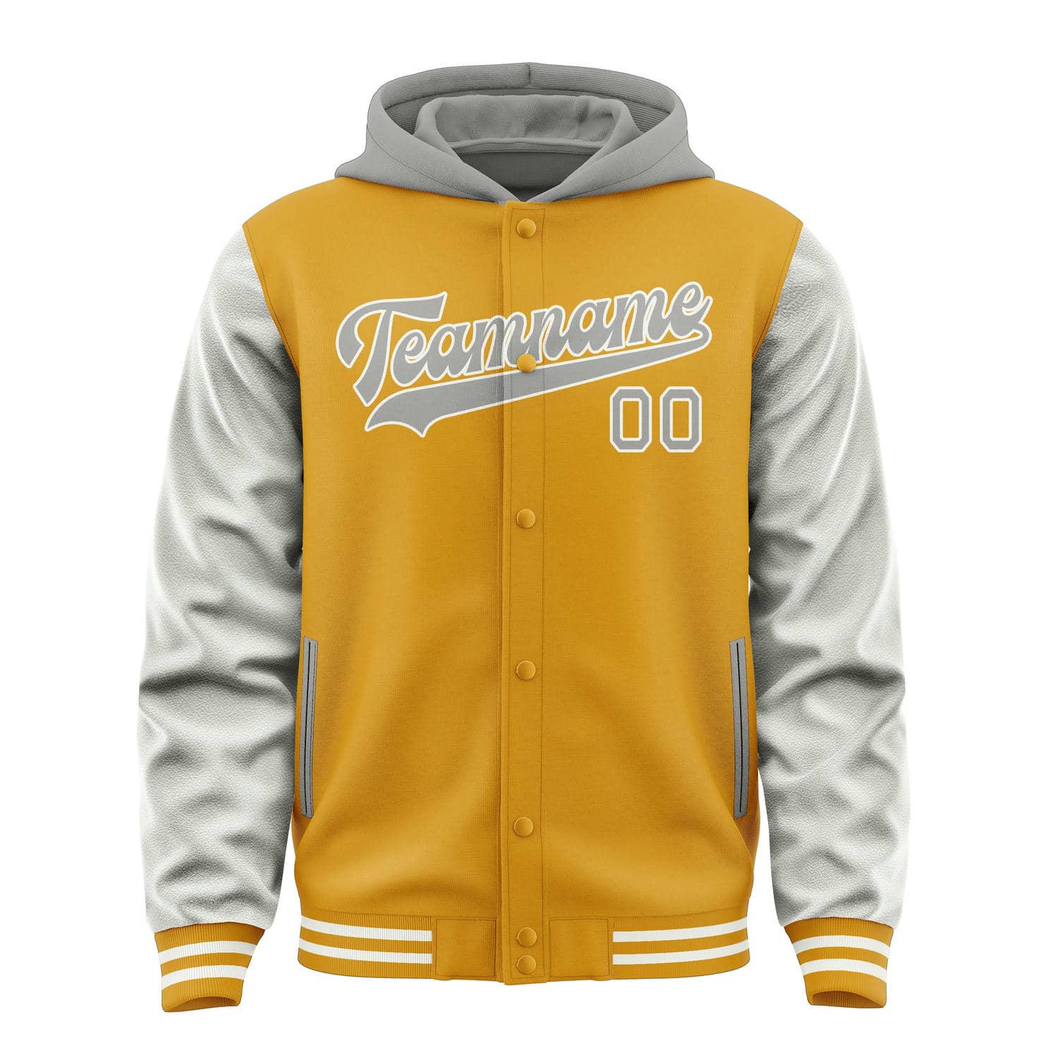 Custom Yellow Gray Jacket