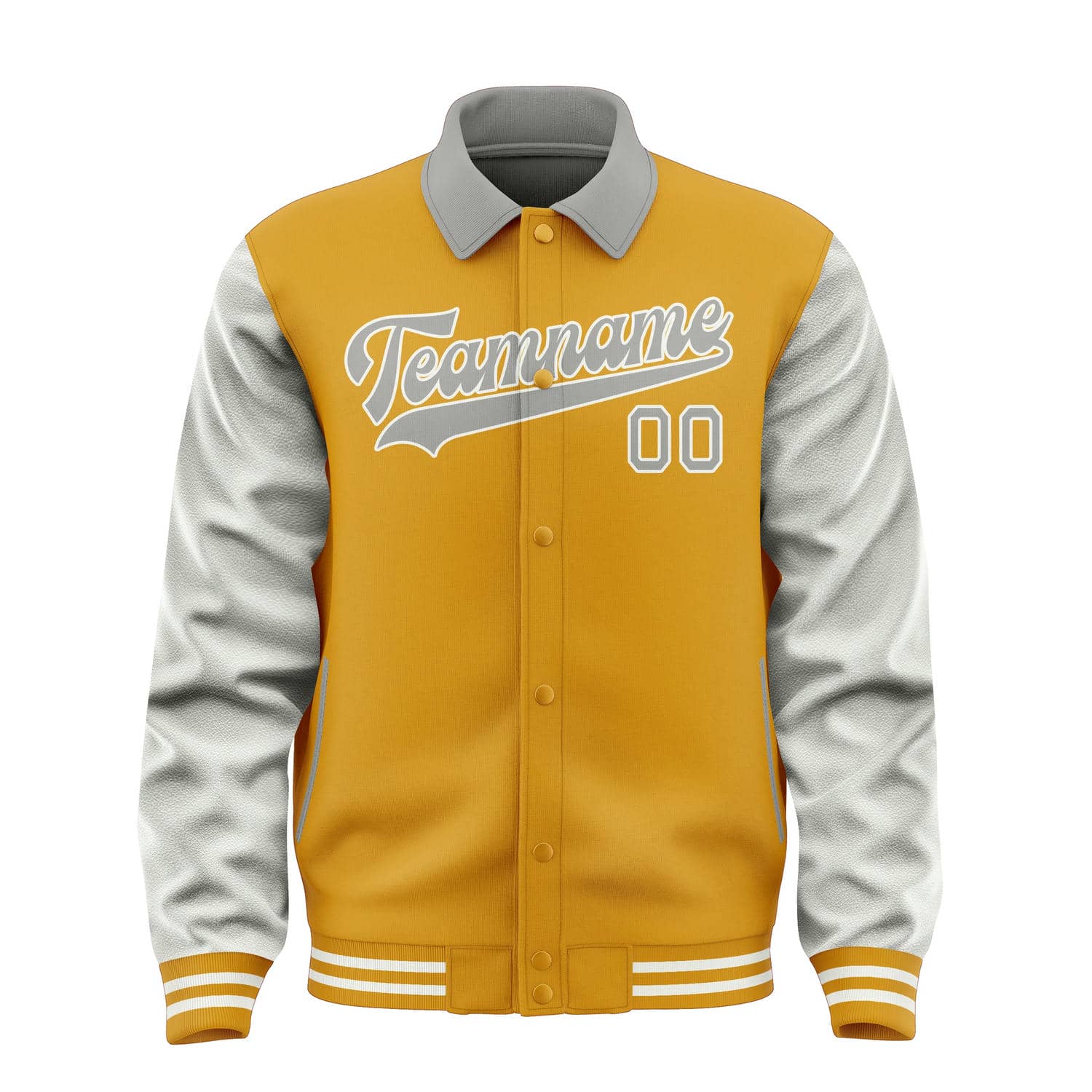 Custom Yellow Gray Jacket