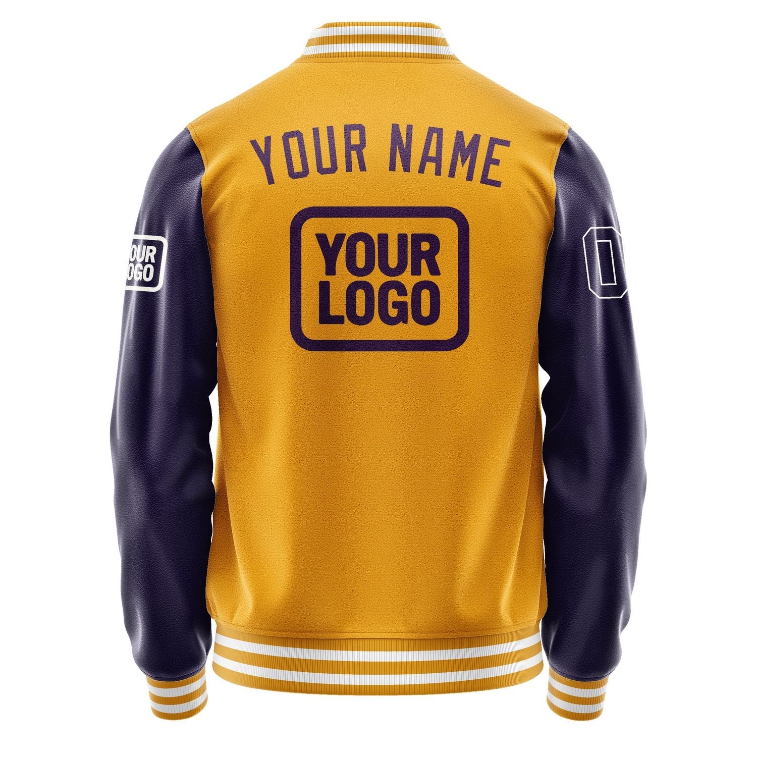 Custom Yellow Purple Jacket JA191907191818070718