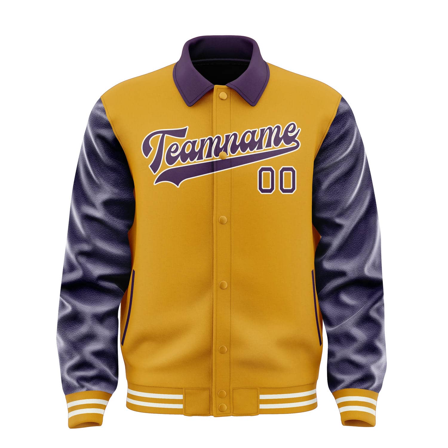 Custom Yellow Purple Jacket