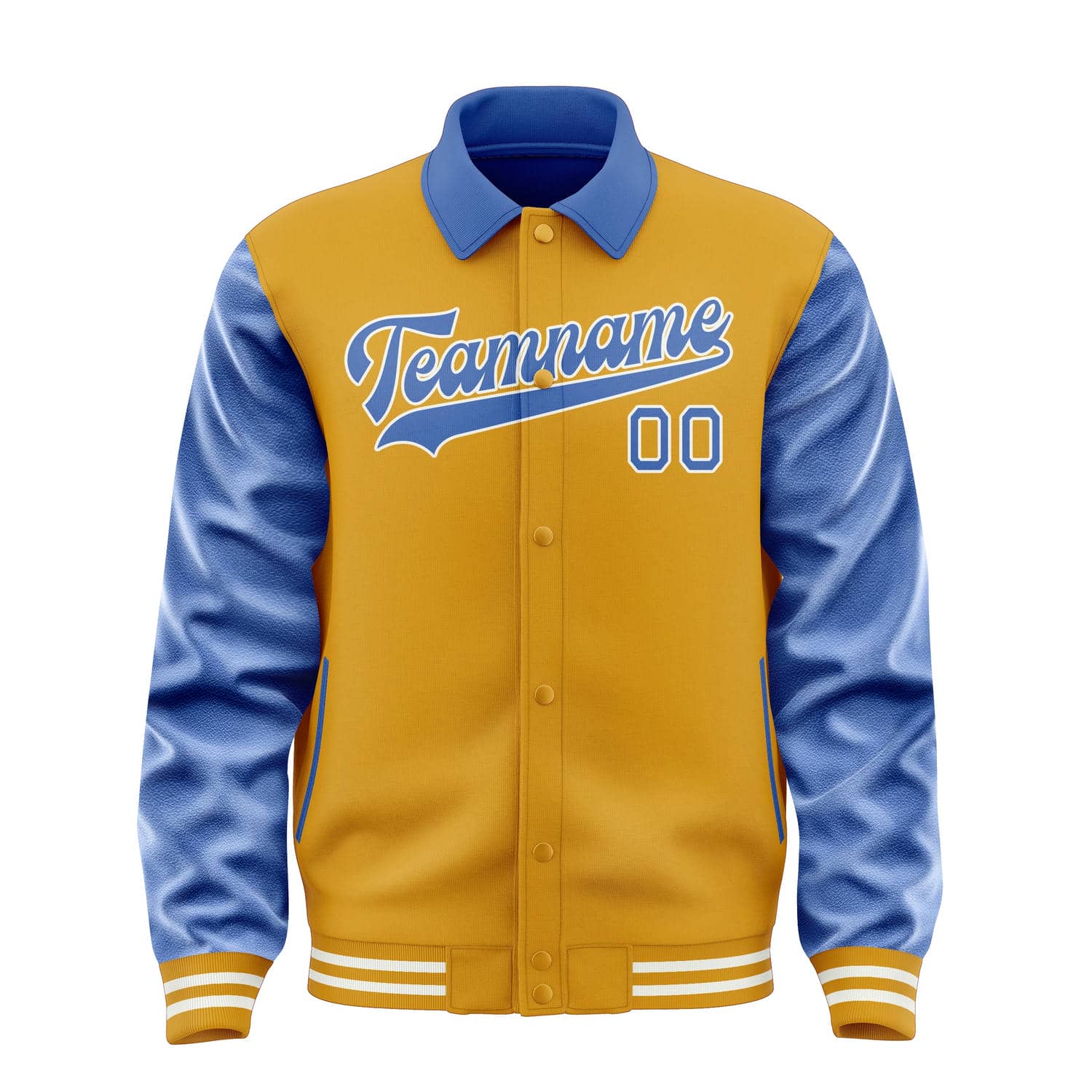 Custom Yellow Sky Blue Jacket