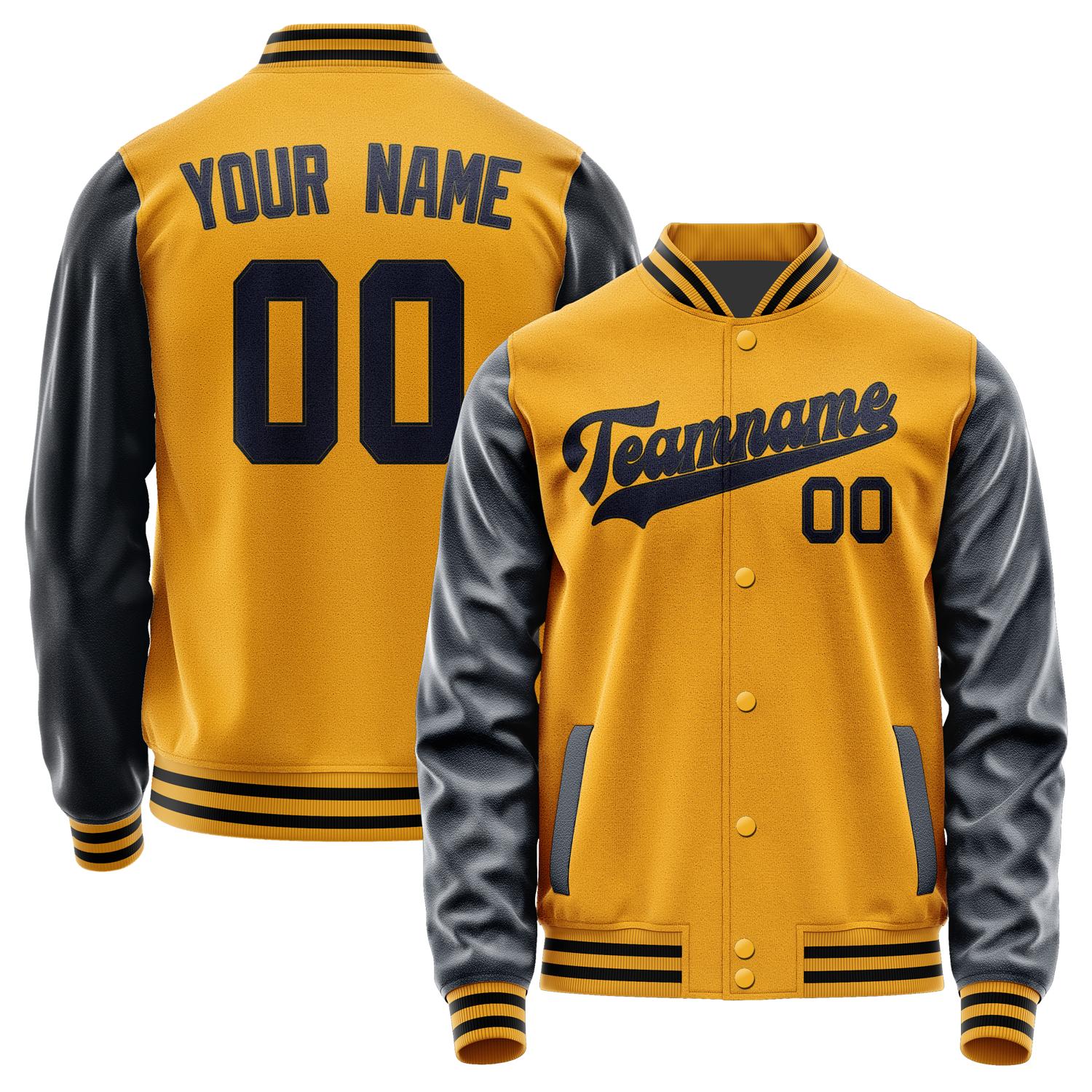 Custom Yellow Navy Jacket JA1919111917B31711