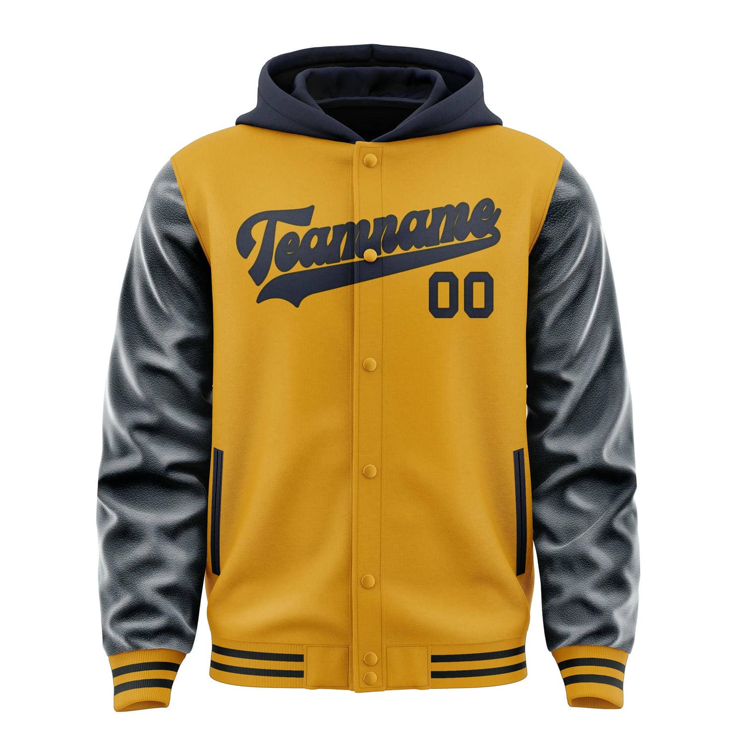 Custom Yellow Navy Jacket