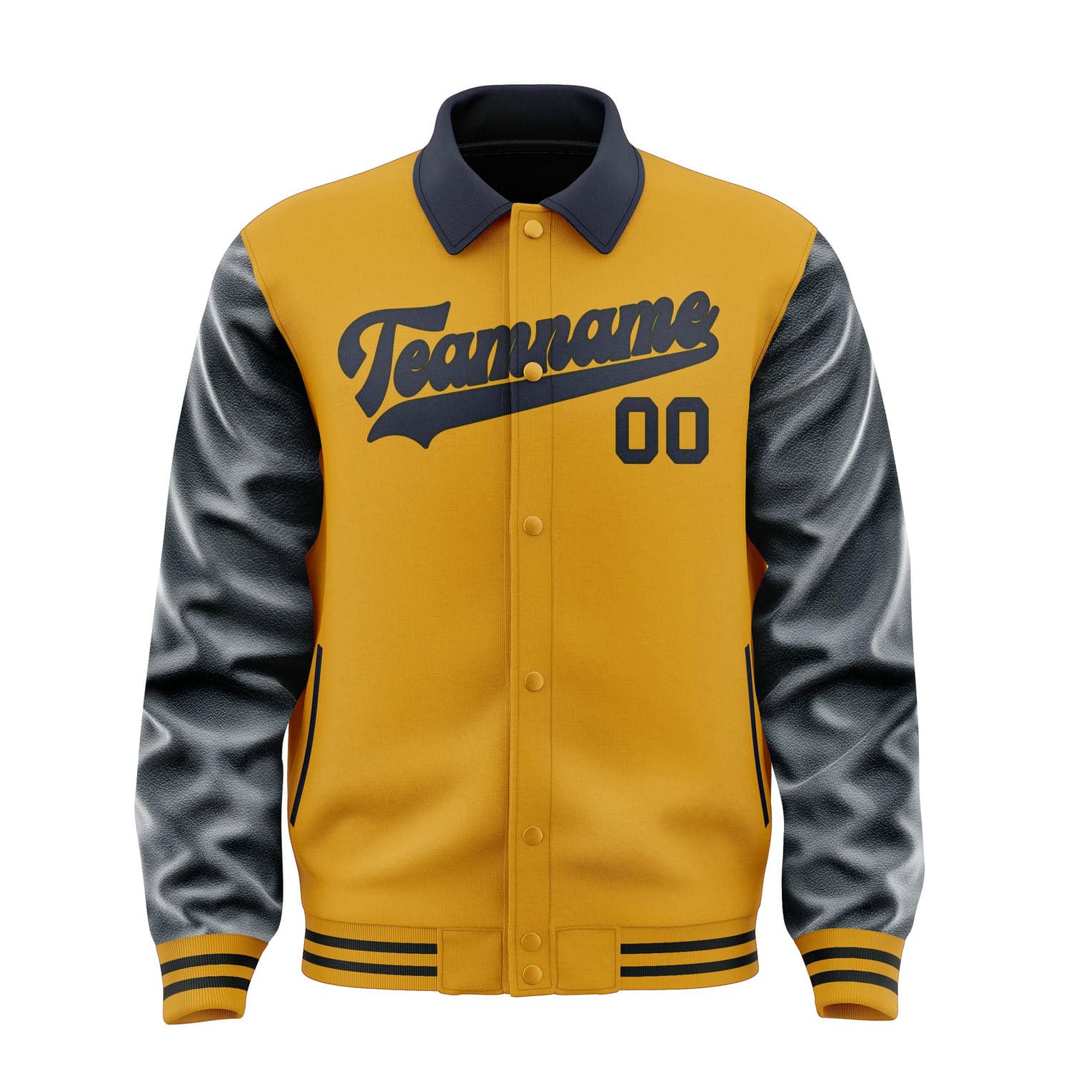 Custom Yellow Navy Jacket