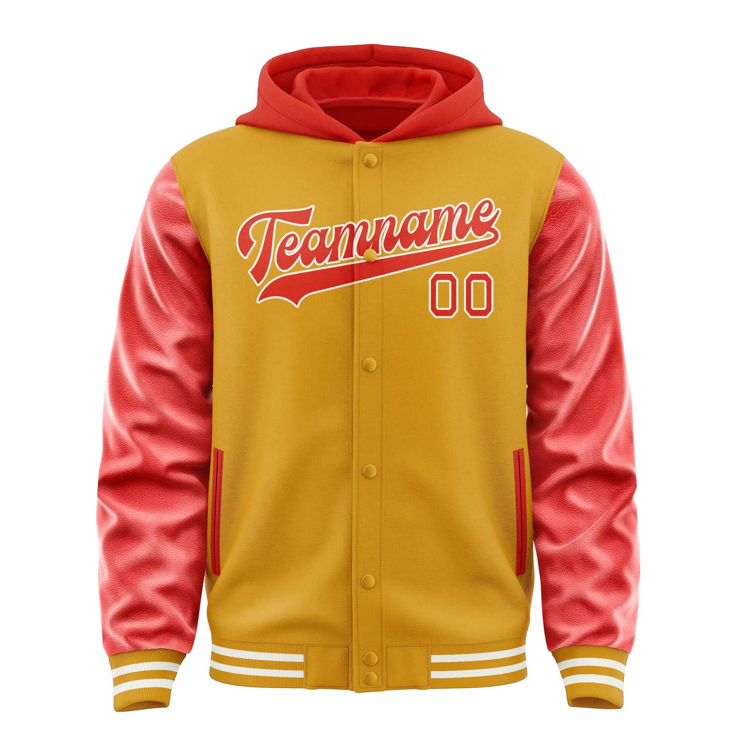 Custom Yellow Orange Red Jacket