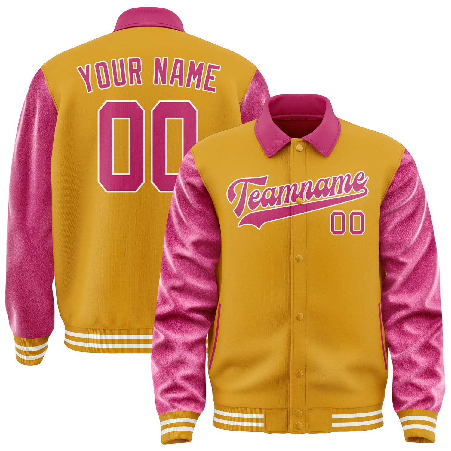 Custom Yellow Pink Jacket