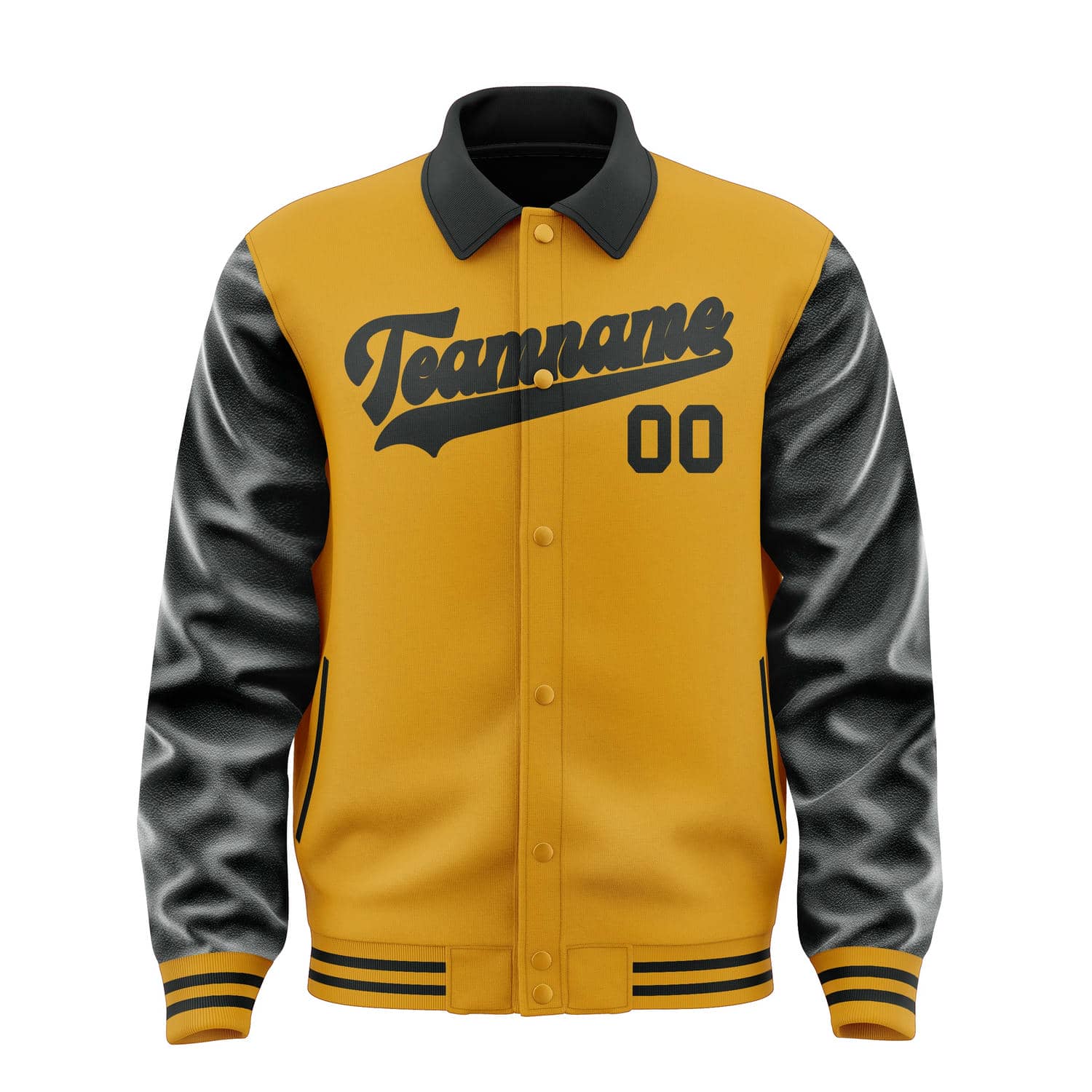 Custom Yellow Black Jacket