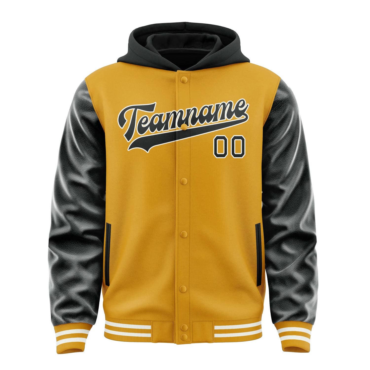 Custom Yellow Black Jacket