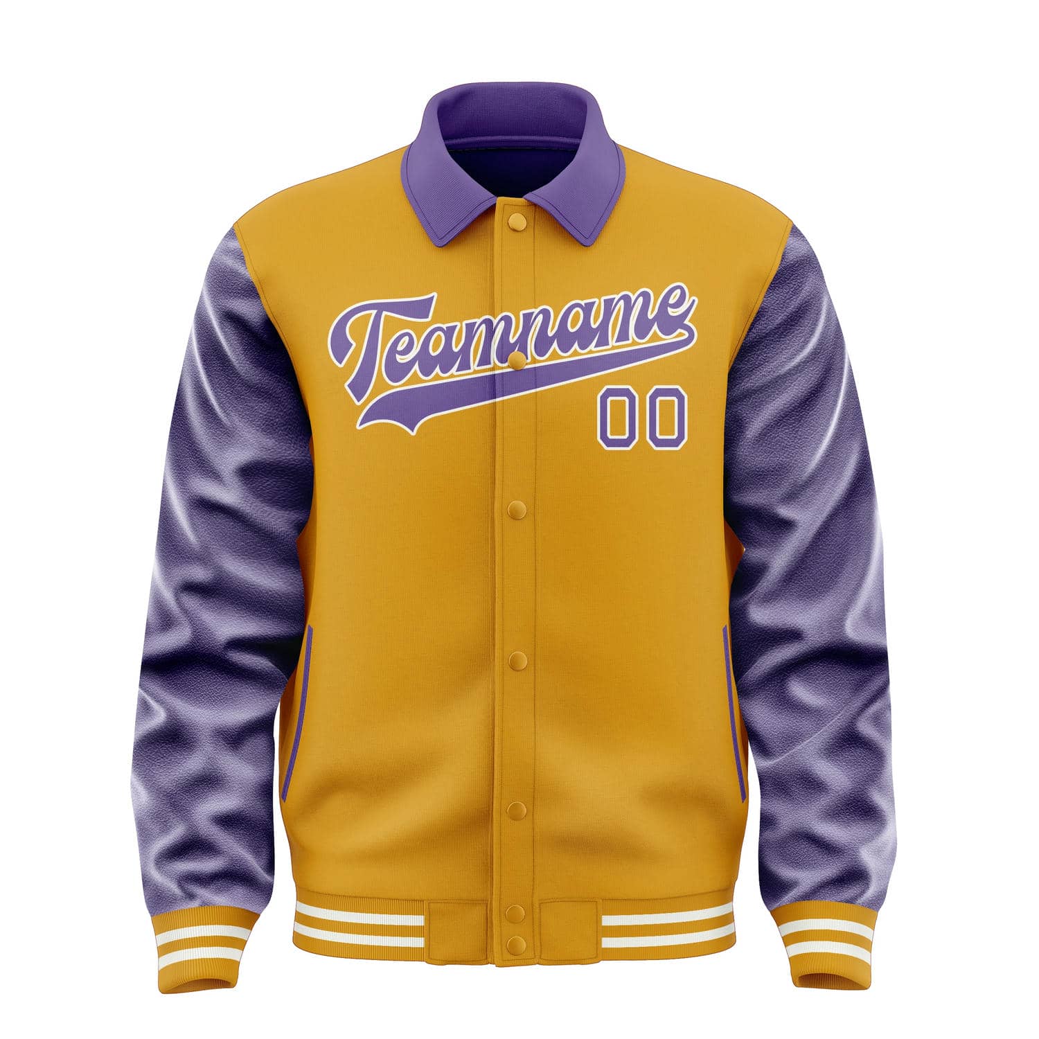 Custom Yellow Light Purple Jacket