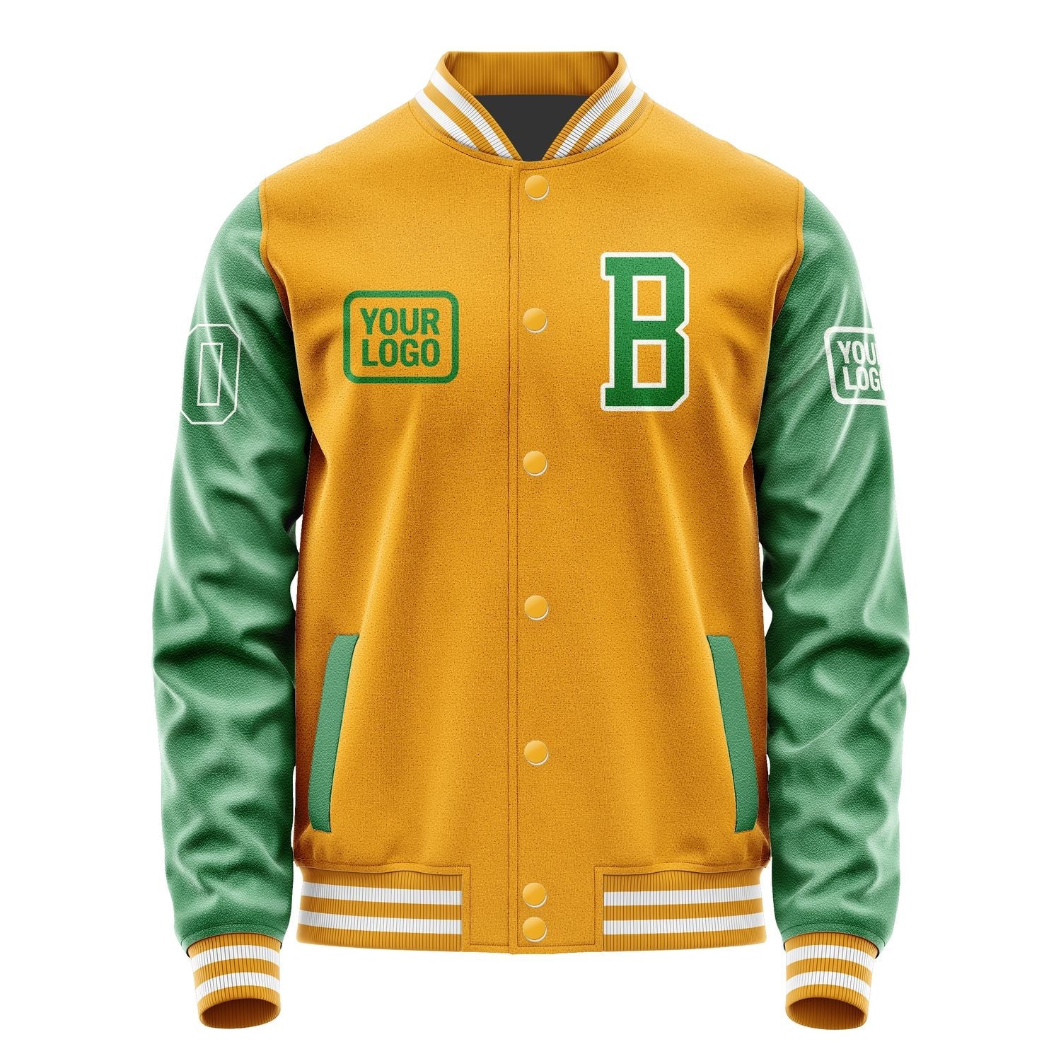 Custom Yellow Emerald Green Jacket JA191924191818242418