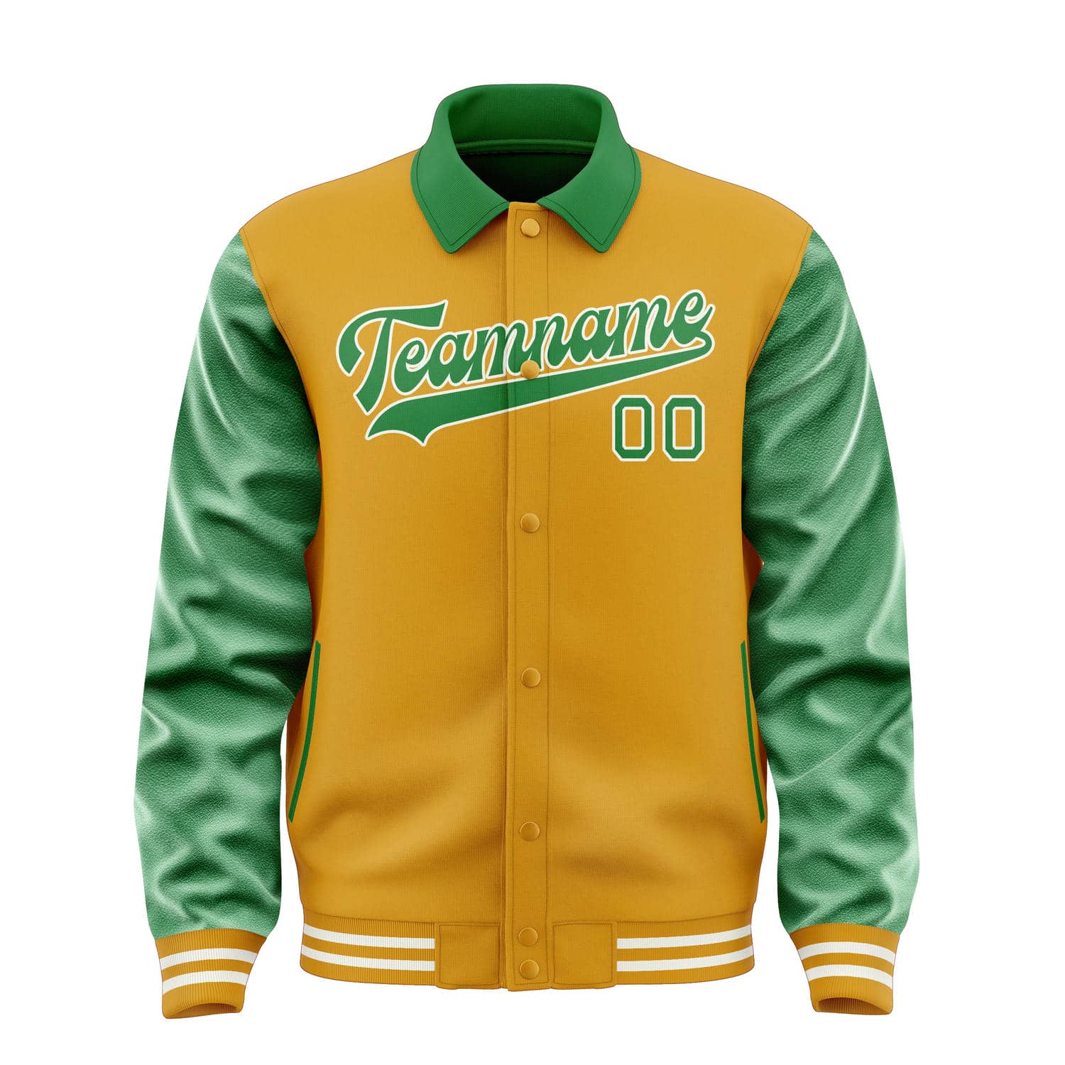 Custom Yellow Emerald Green Jacket