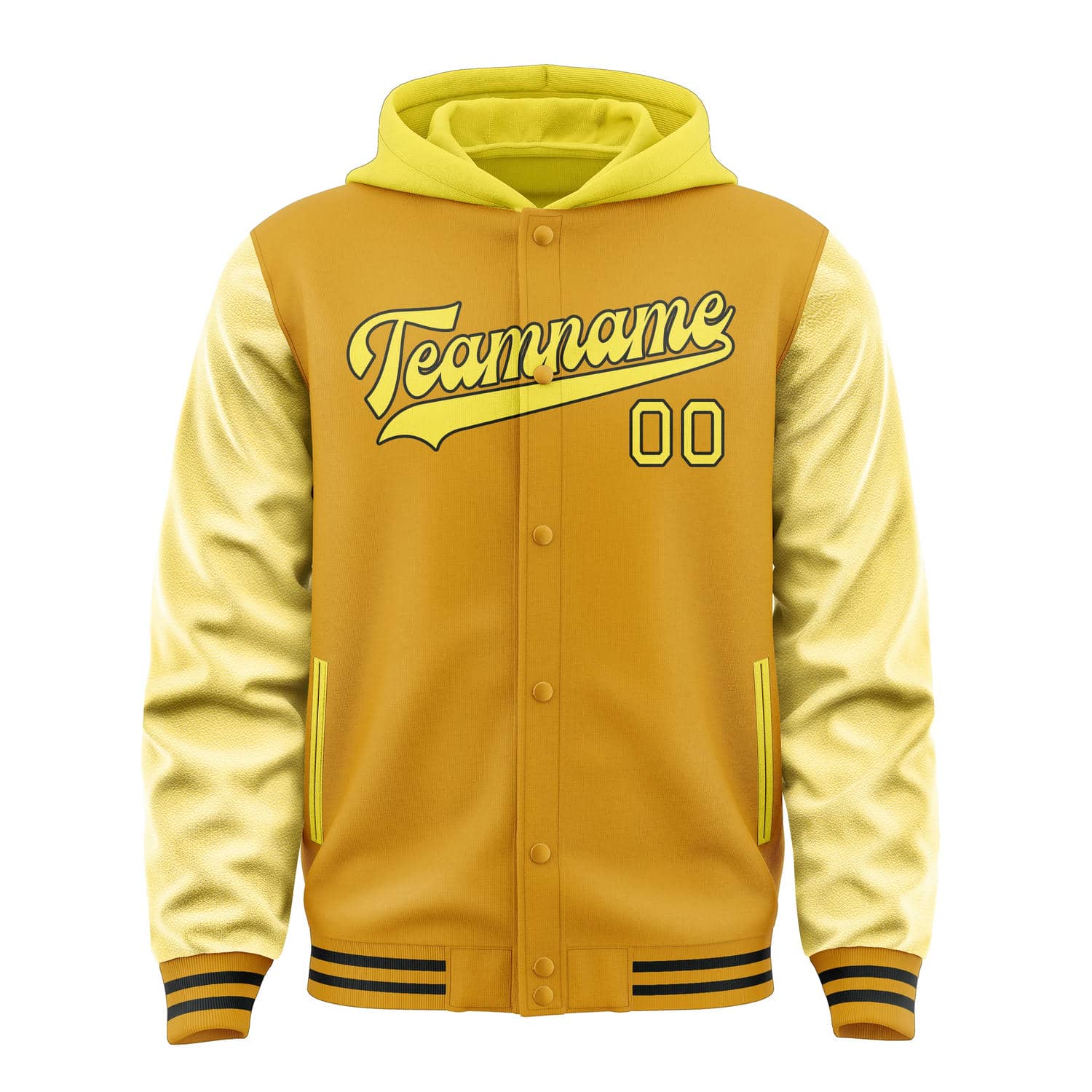 Custom Yellow Light Yellow Jacket