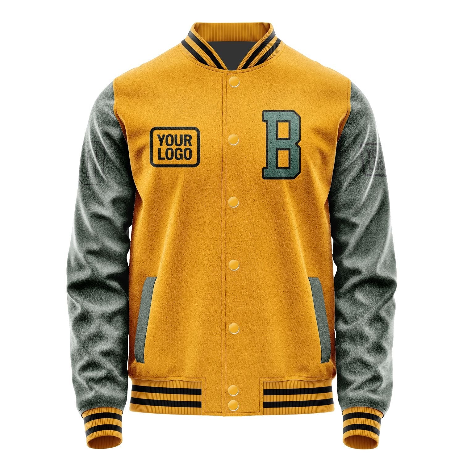 Custom Yellow Blue Green Jacket JA191927191717272717