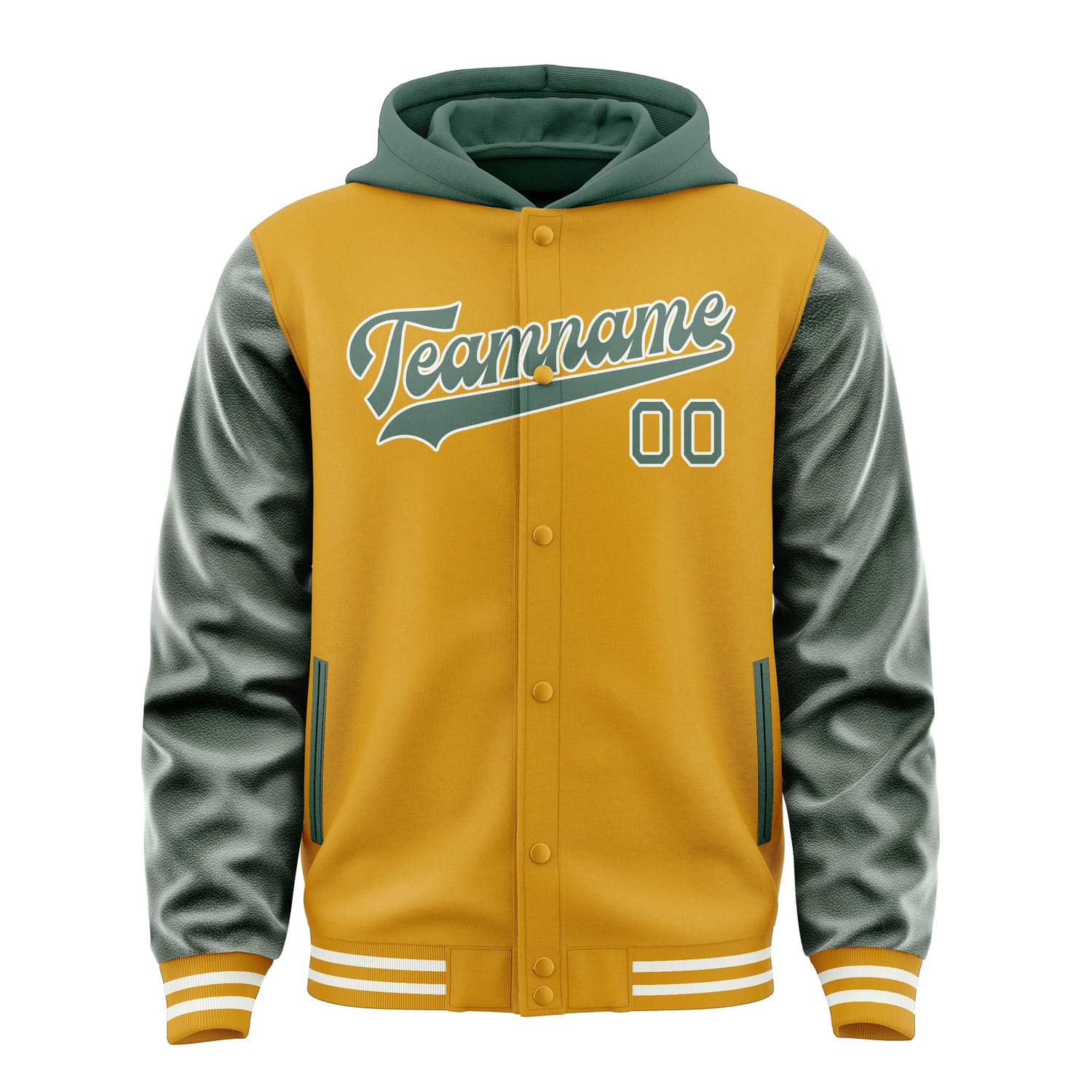 Custom Yellow Blue Green Jacket