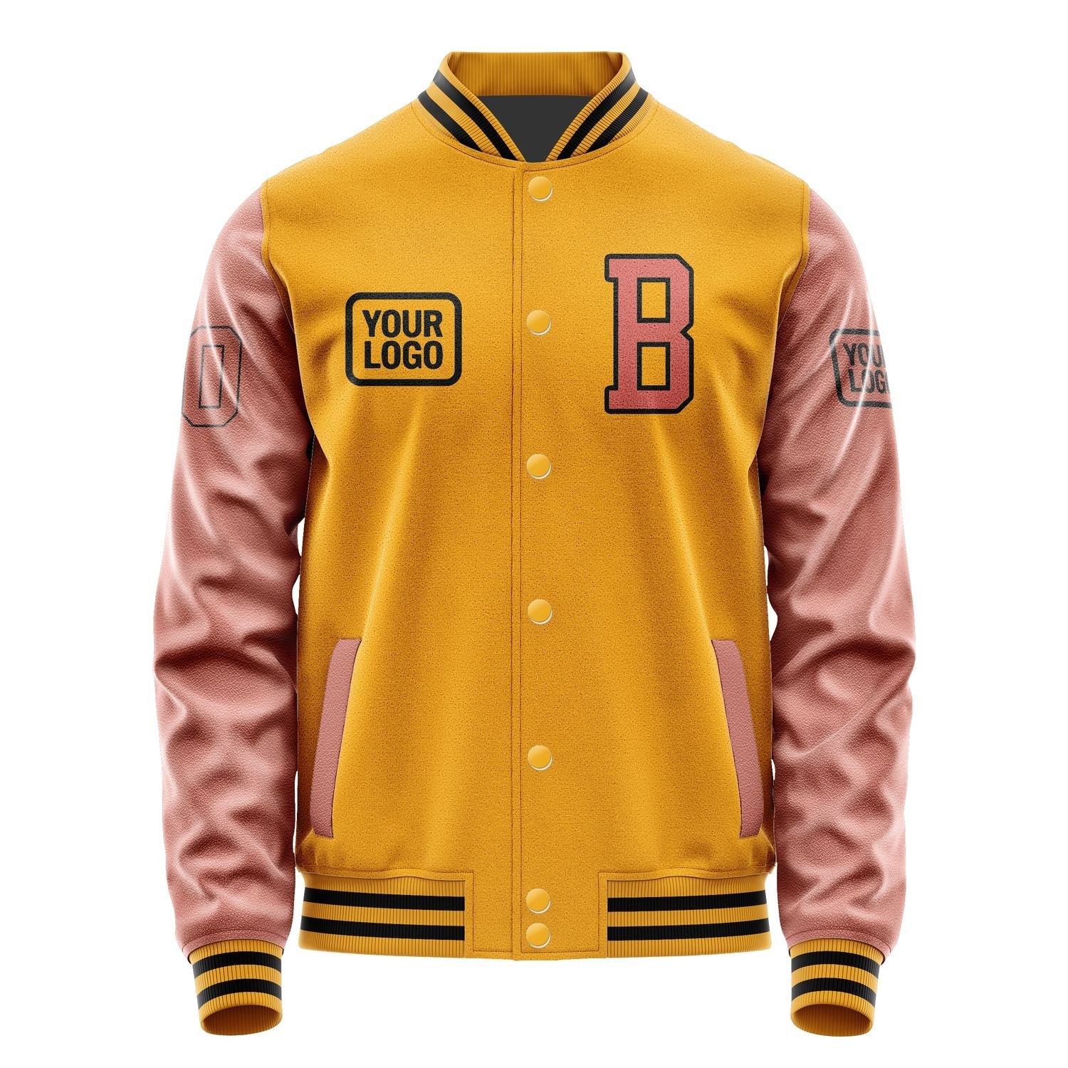 Custom Yellow Copper Rose Jacket JA191929191717292917