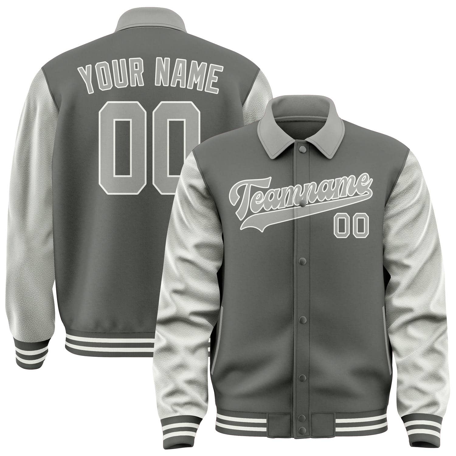 Custom Dark Grey Gray Jacket