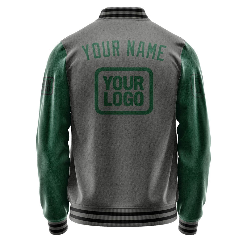 Custom Dark Grey Green Jacket JA202005201717050517