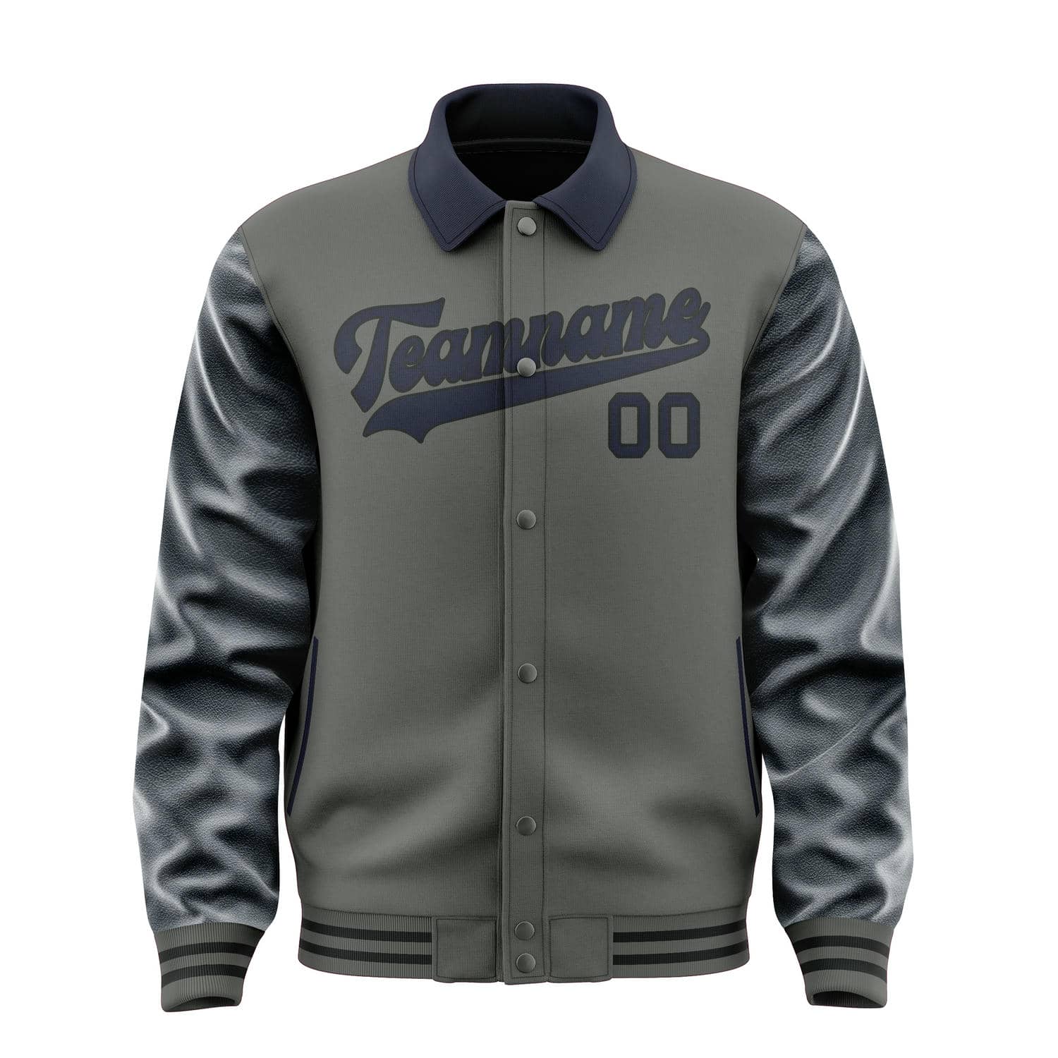 Custom Dark Grey Navy Jacket