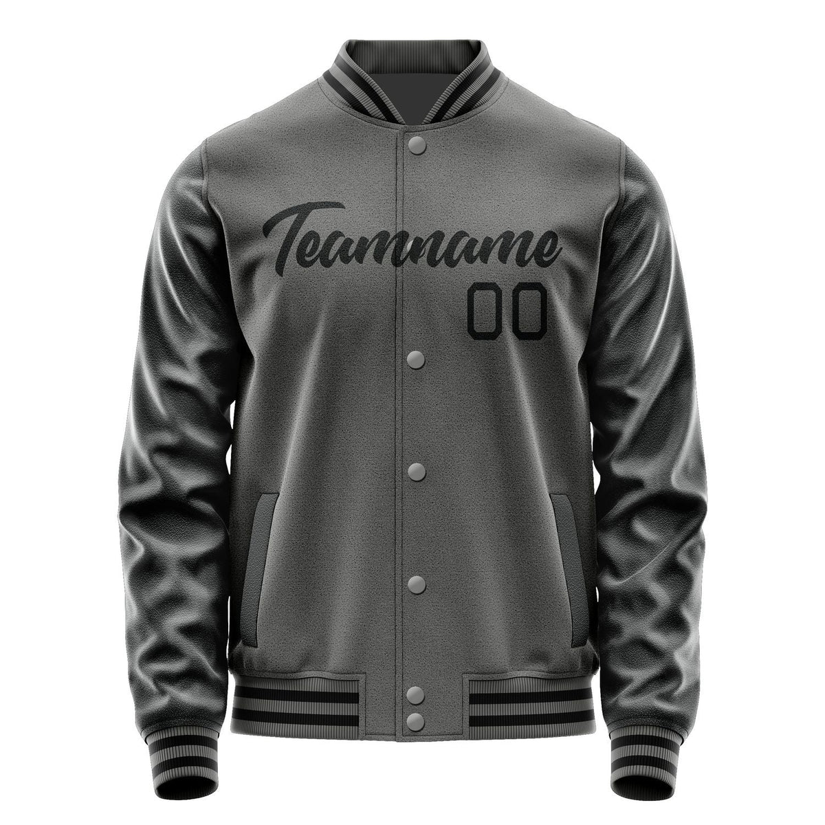 Custom Dark Grey Black Jacket JA2020172017B21717