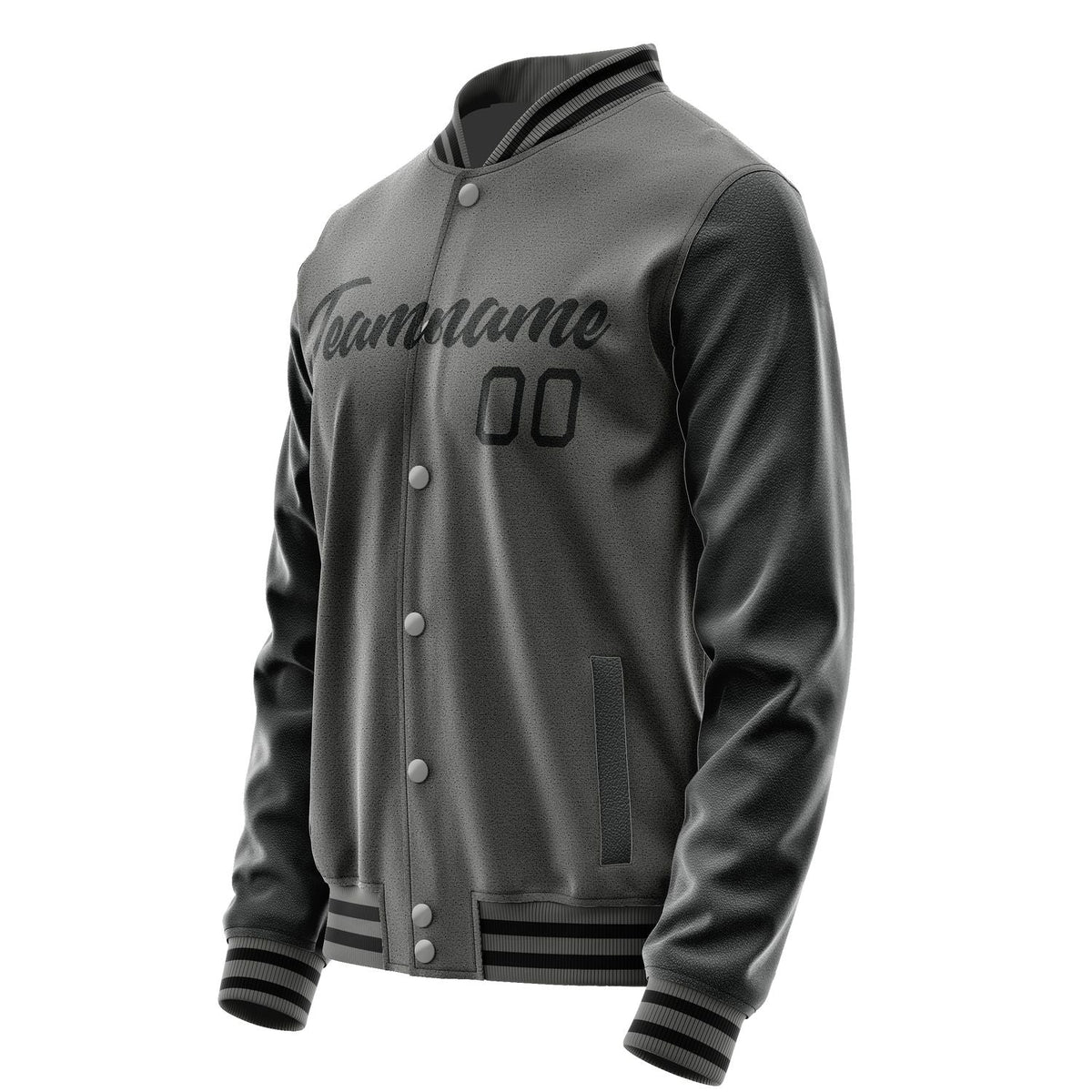 Custom Dark Grey Black Jacket JA2020172017B21717