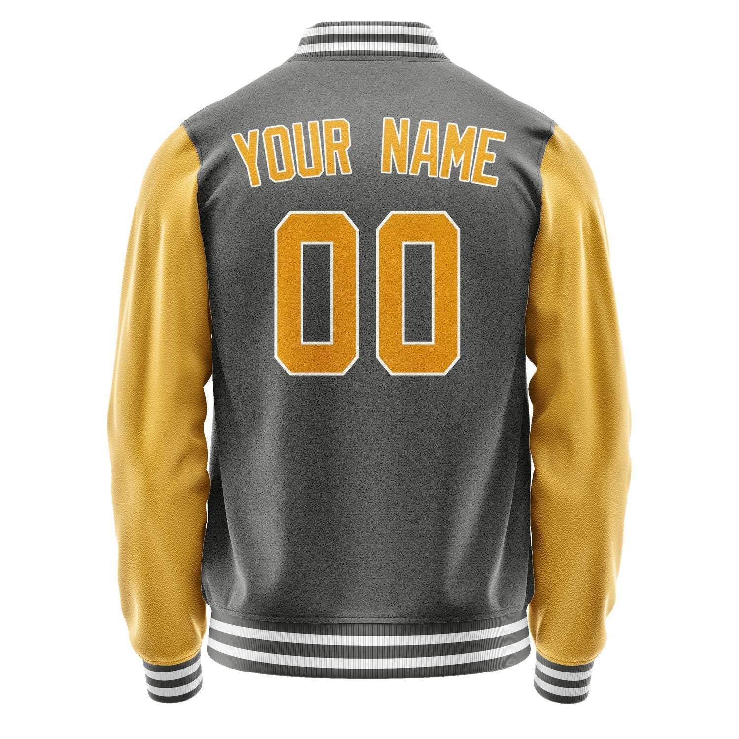Custom Dark Grey Yellow Jacket JA2020192018B31819
