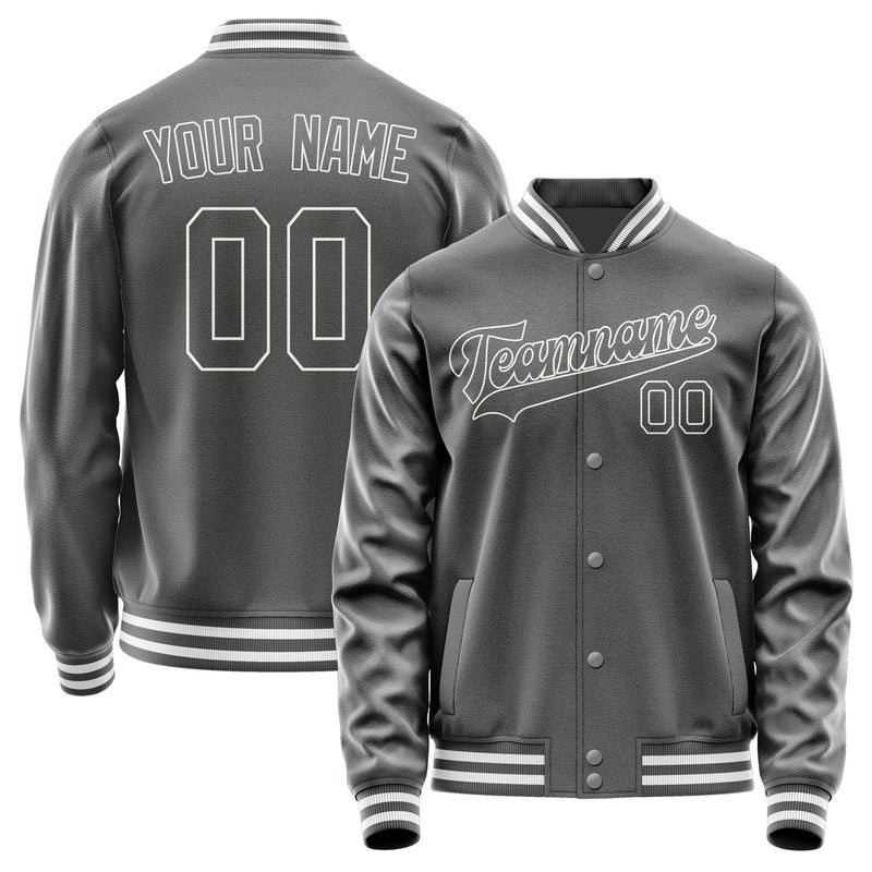 Custom Dark Grey Dark Grey Jacket JA2020202018B31820