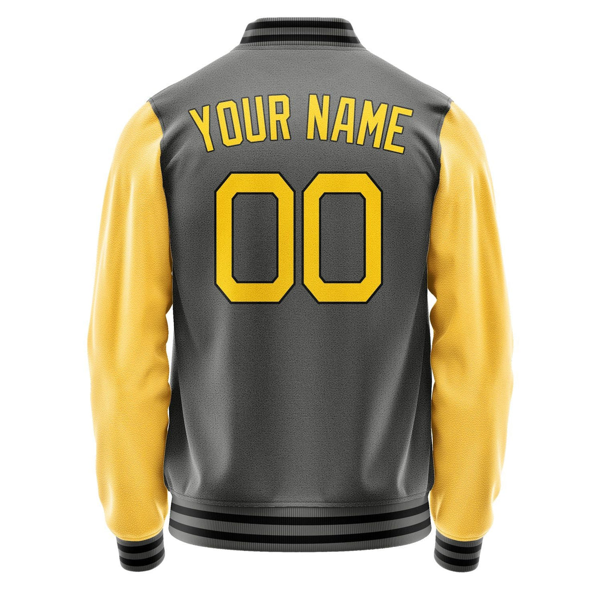 Custom Dark Grey Gold Jacket JA2020302017B21730