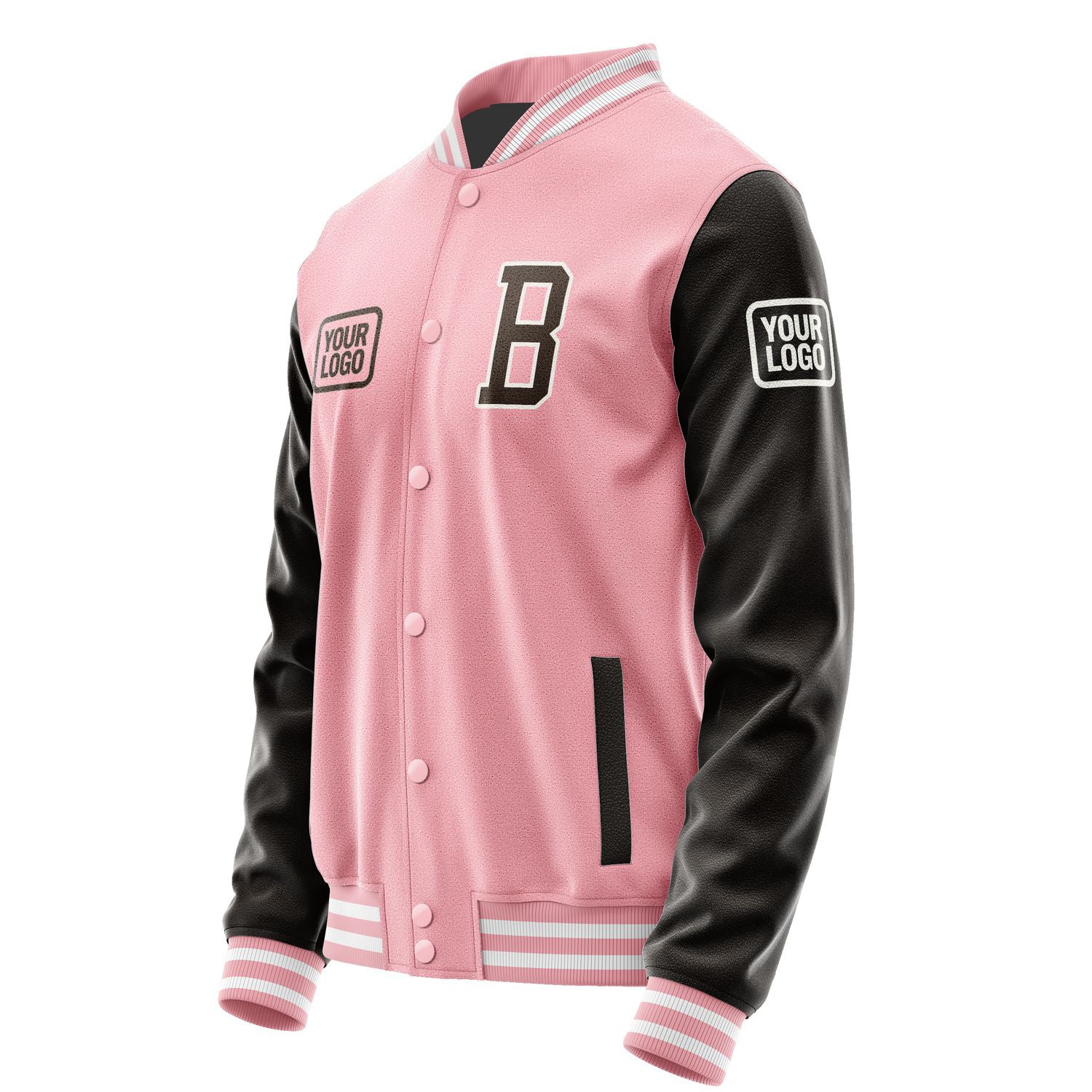 Custom Light Pink Brown Jacket JA212101211818010118