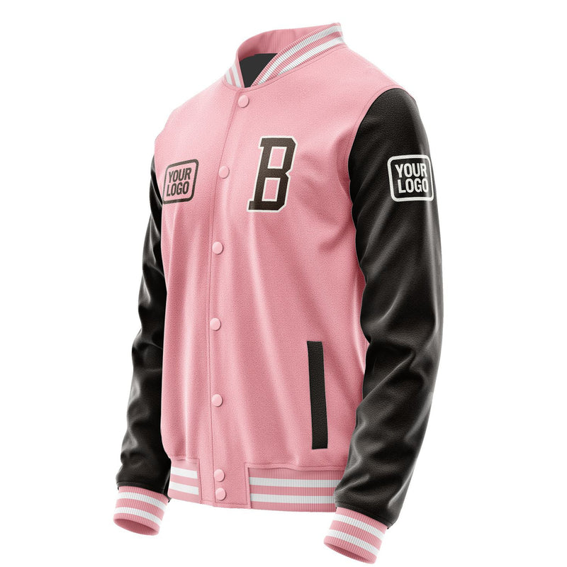 Custom Light Pink Brown Jacket JA212101211818010118