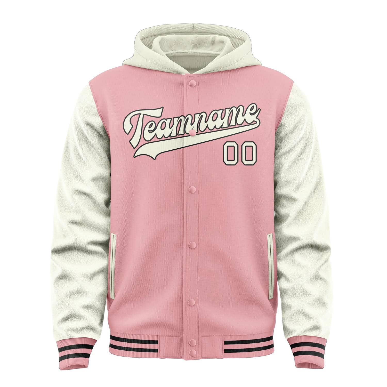 Custom Light Pink Cream Jacket