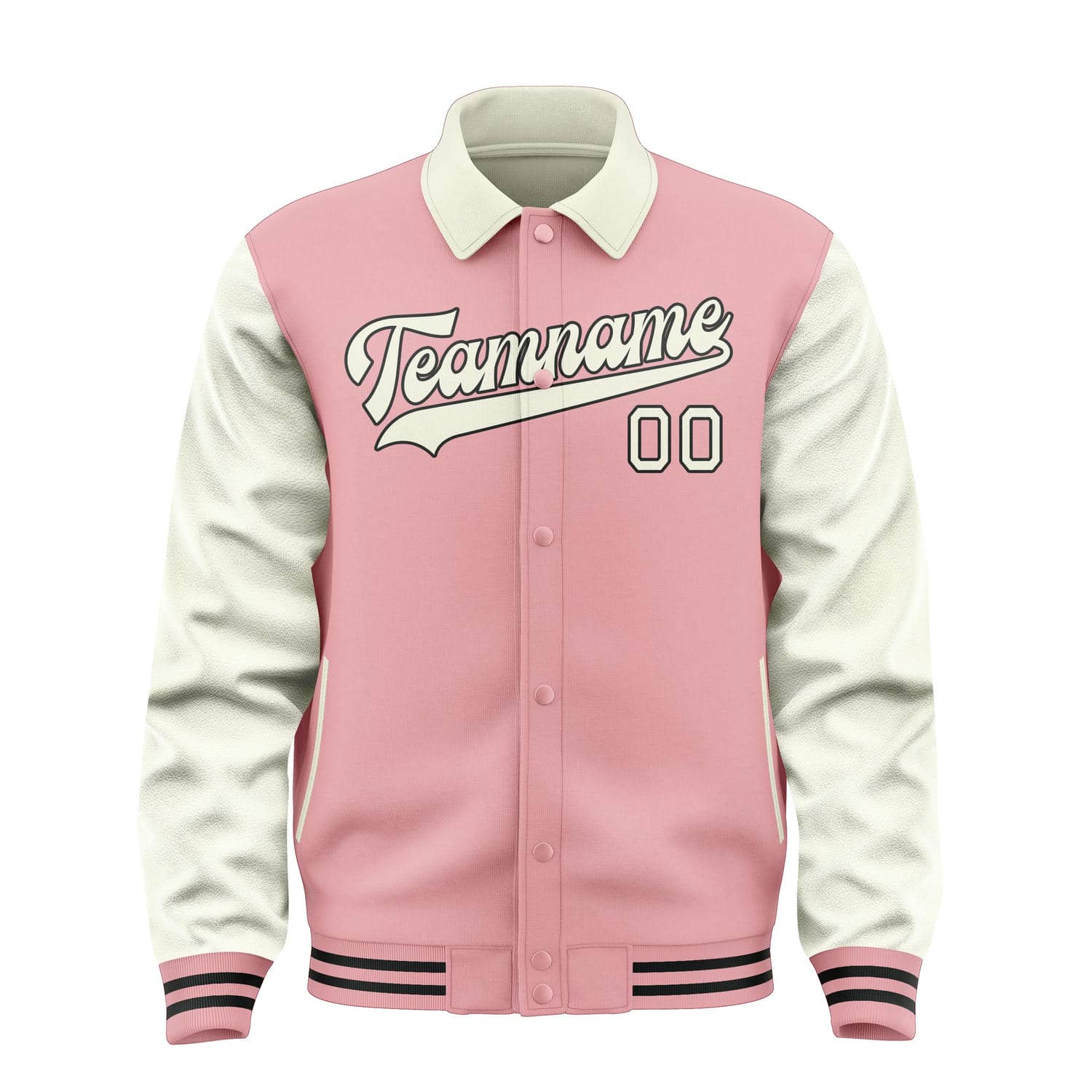 Custom Light Pink Cream Jacket