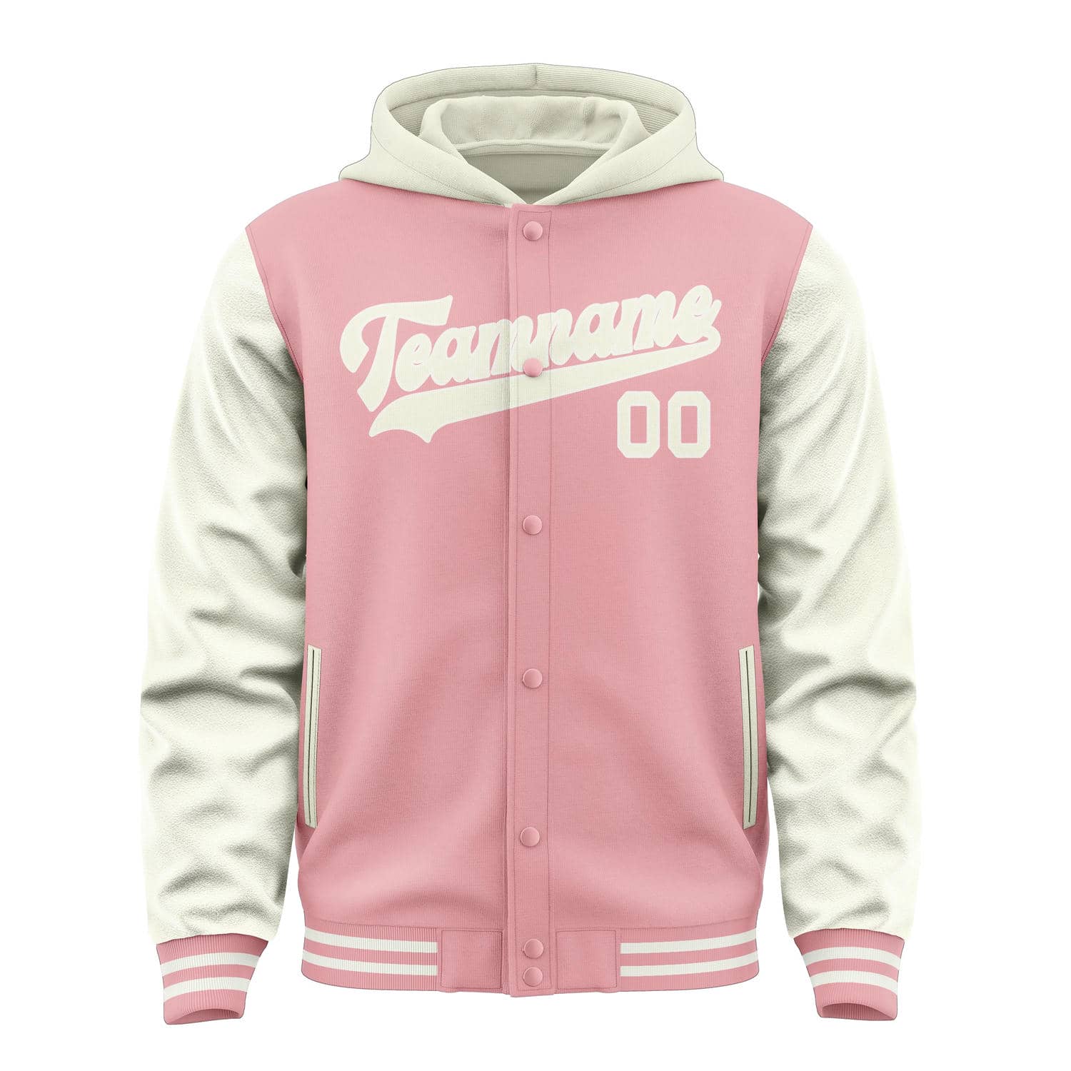 Custom Light Pink Cream Jacket