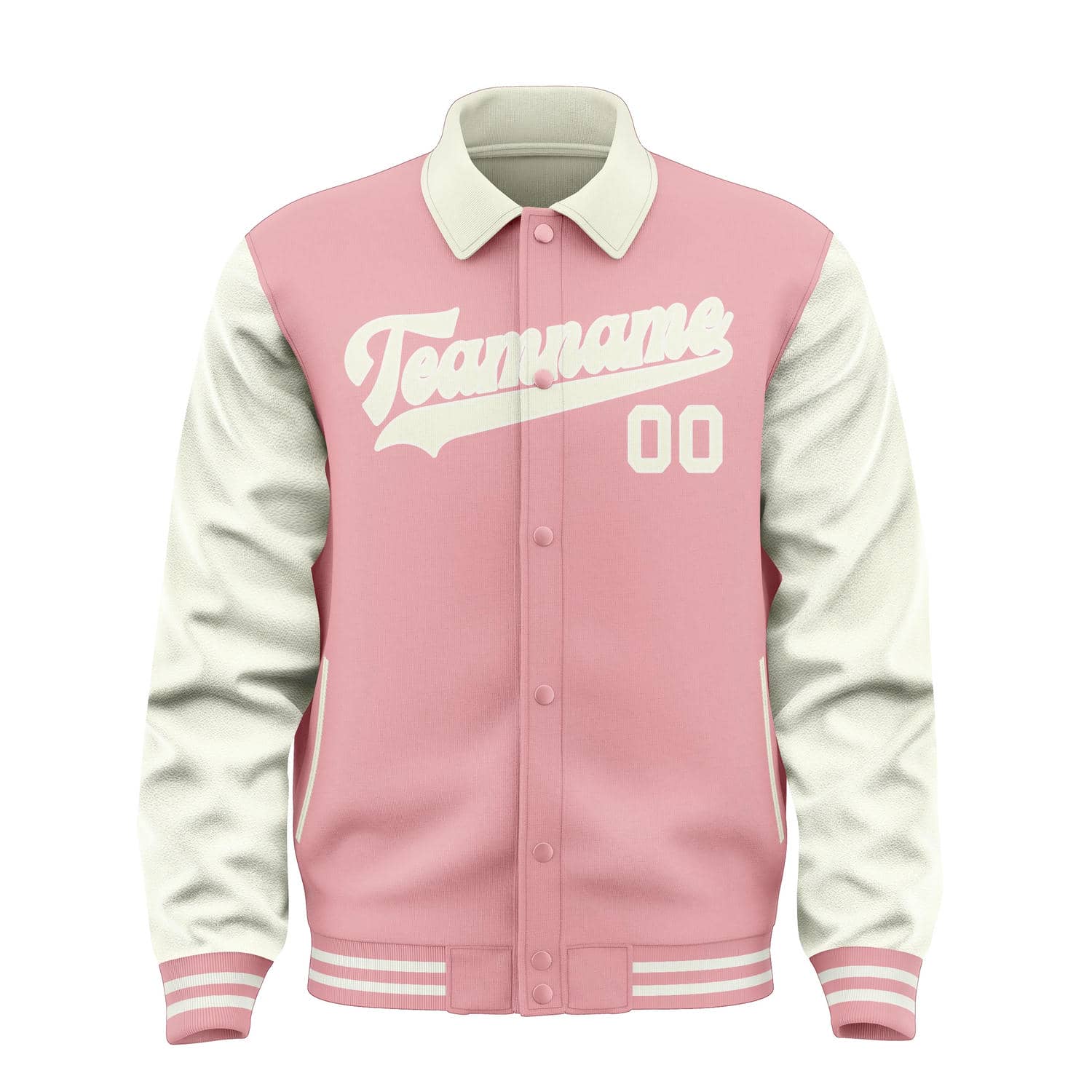 Custom Light Pink Cream Jacket