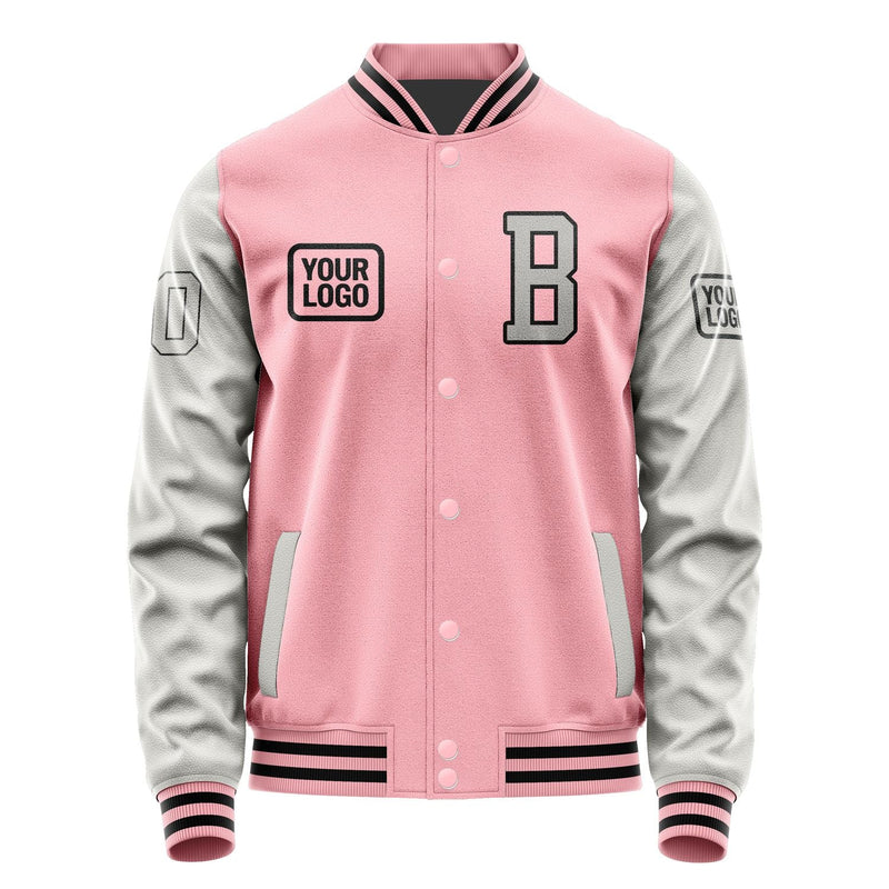 Custom Light Pink Gray Jacket JA212104211717040417