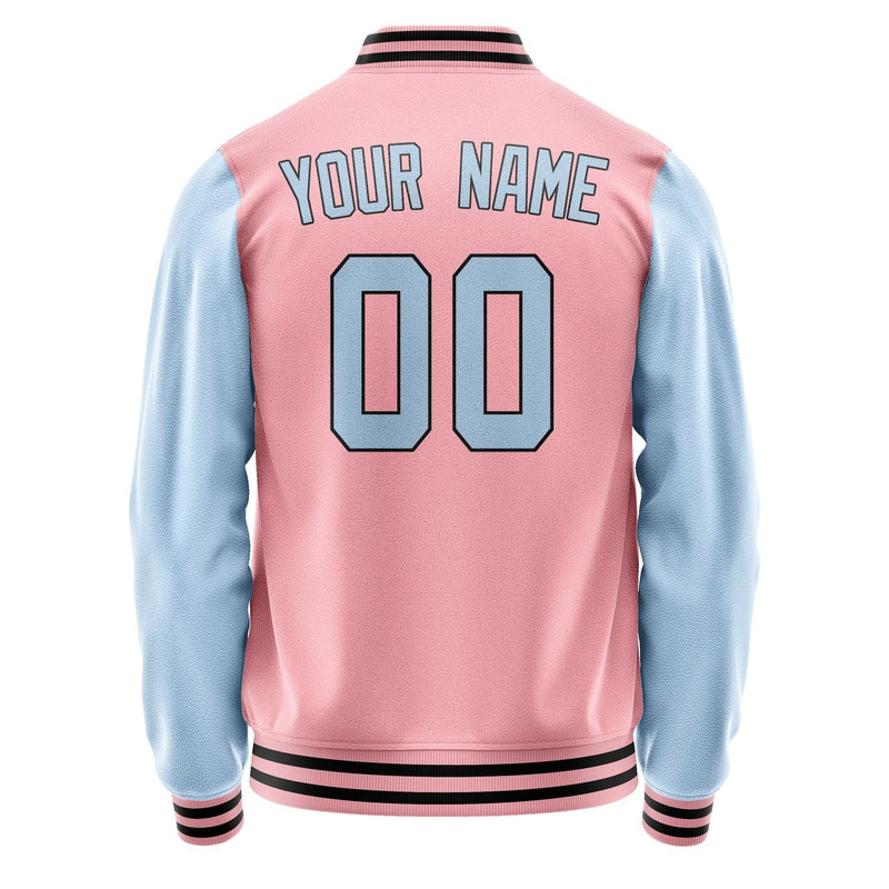 Custom Light Pink Light Blue Jacket JA2121082117B31708