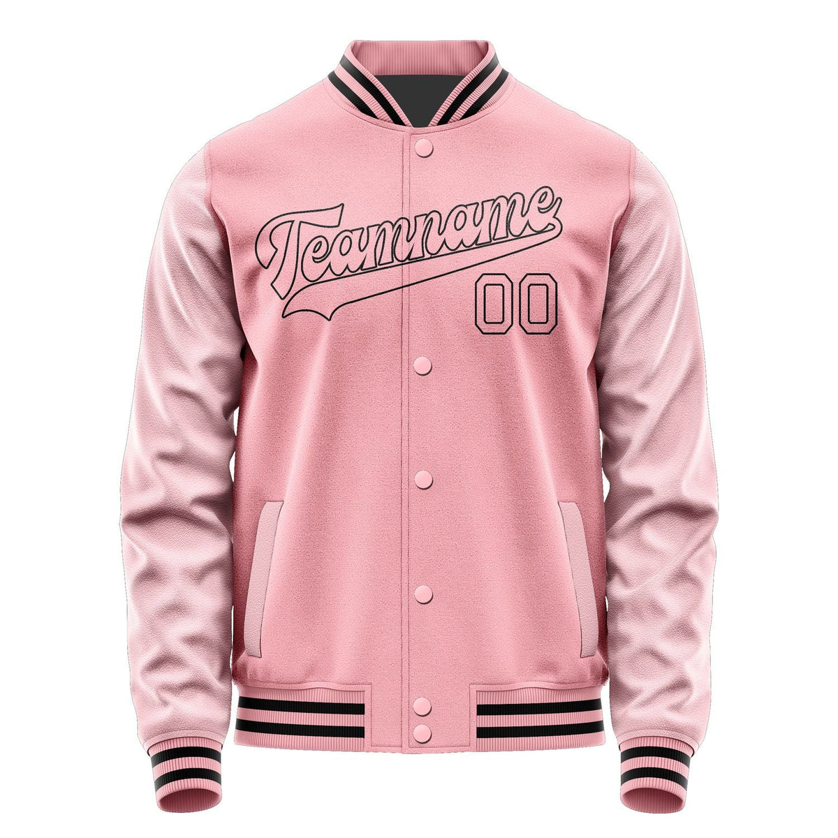 Custom Light Pink Light Pink Jacket JA2121212117B31721