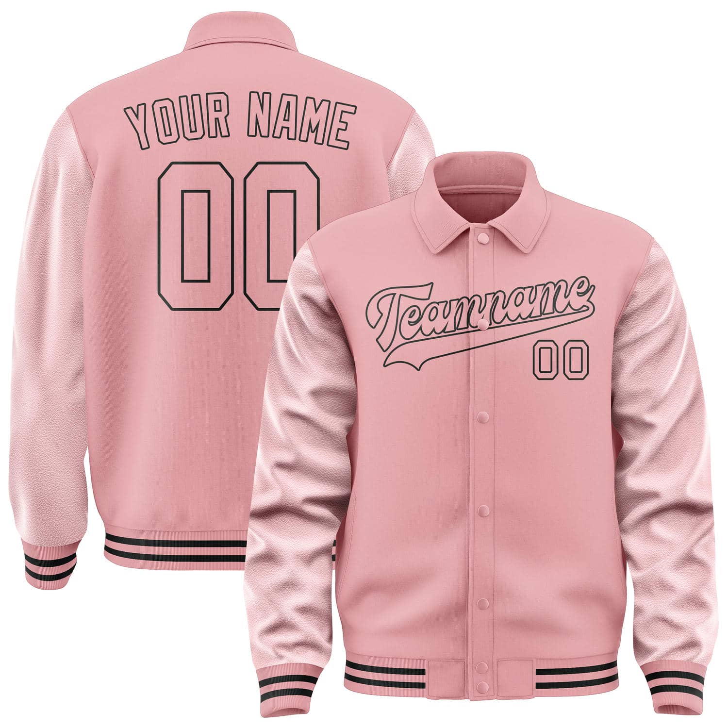 Custom Light Pink Light Pink Jacket