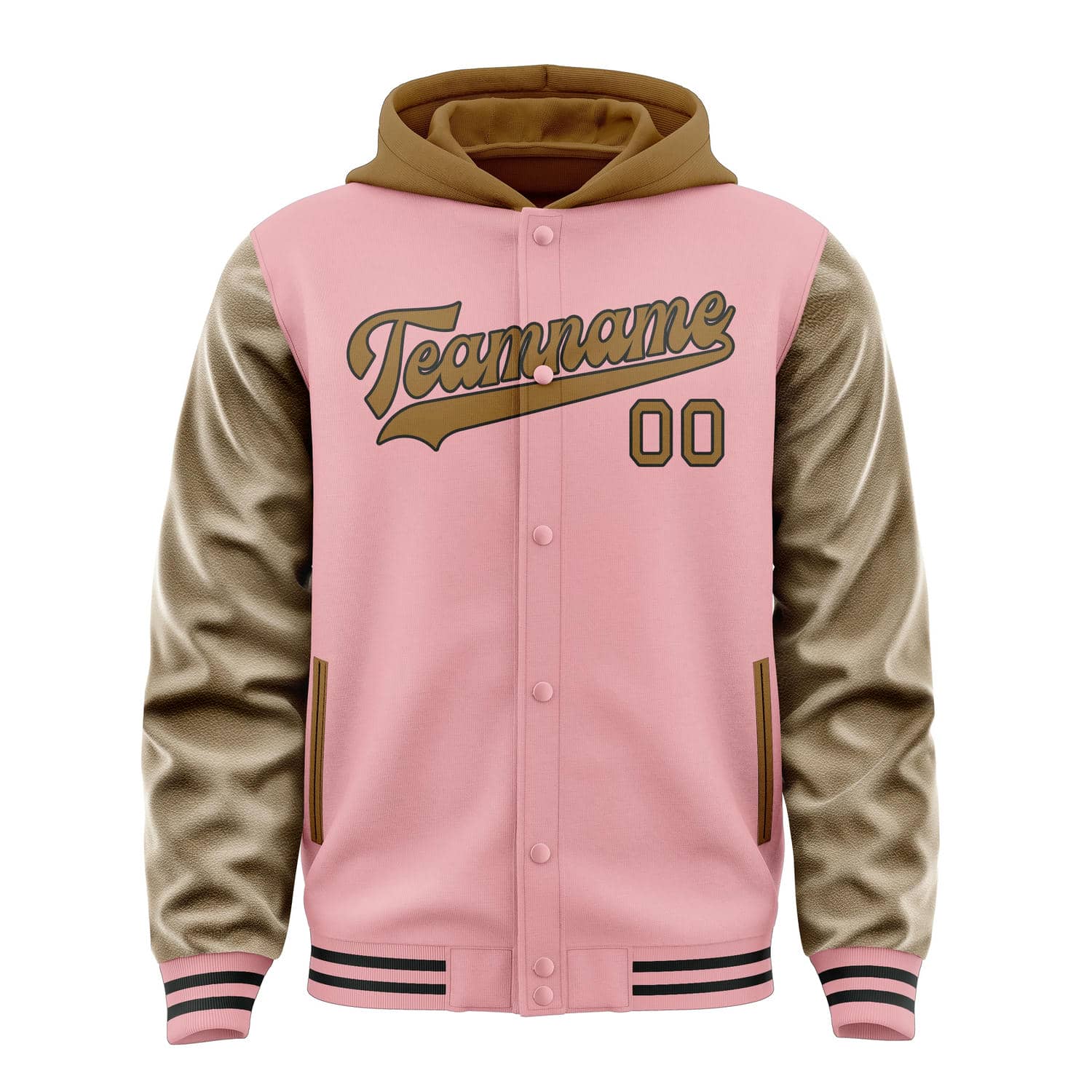 Custom Light Pink Khaki Jacket