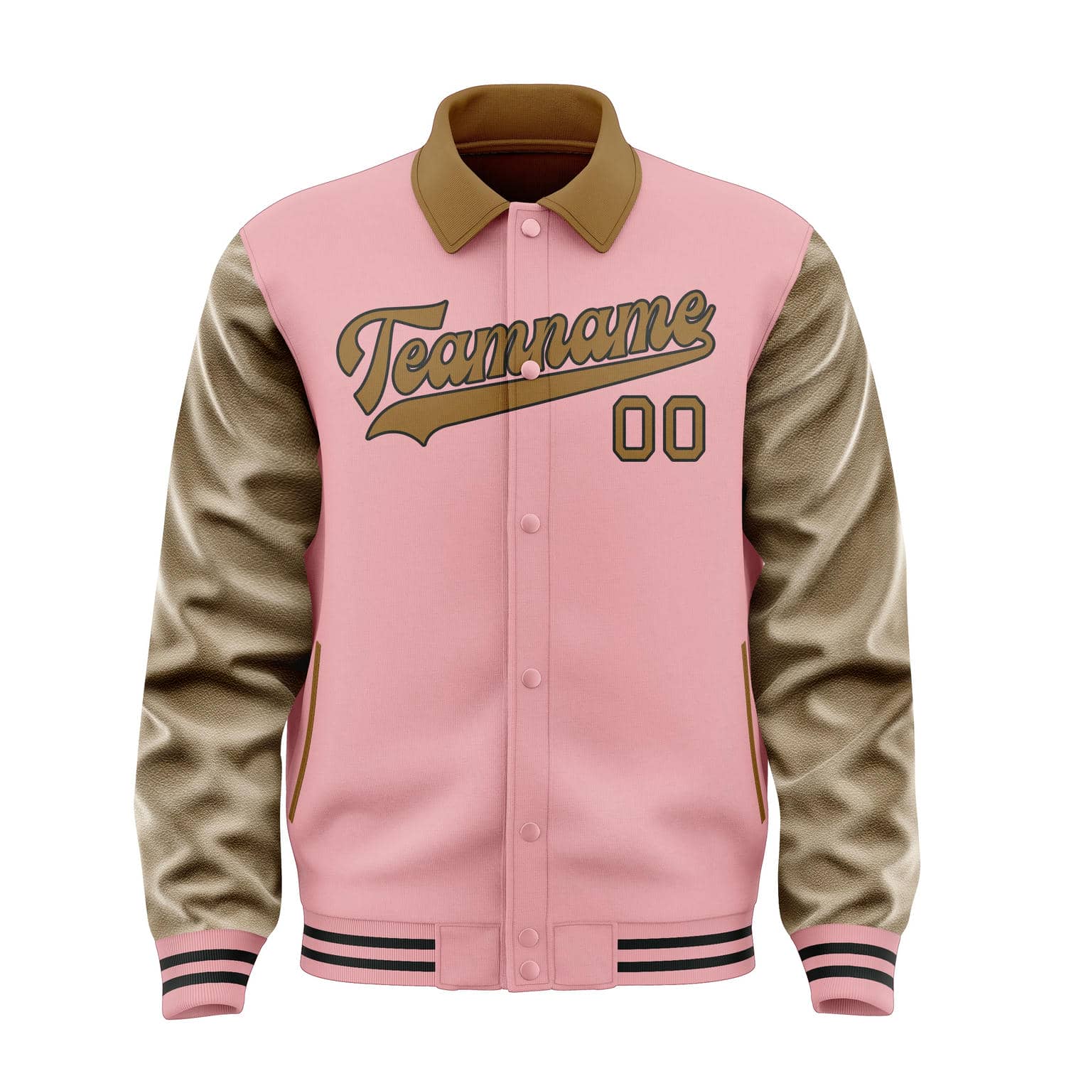 Custom Light Pink Khaki Jacket