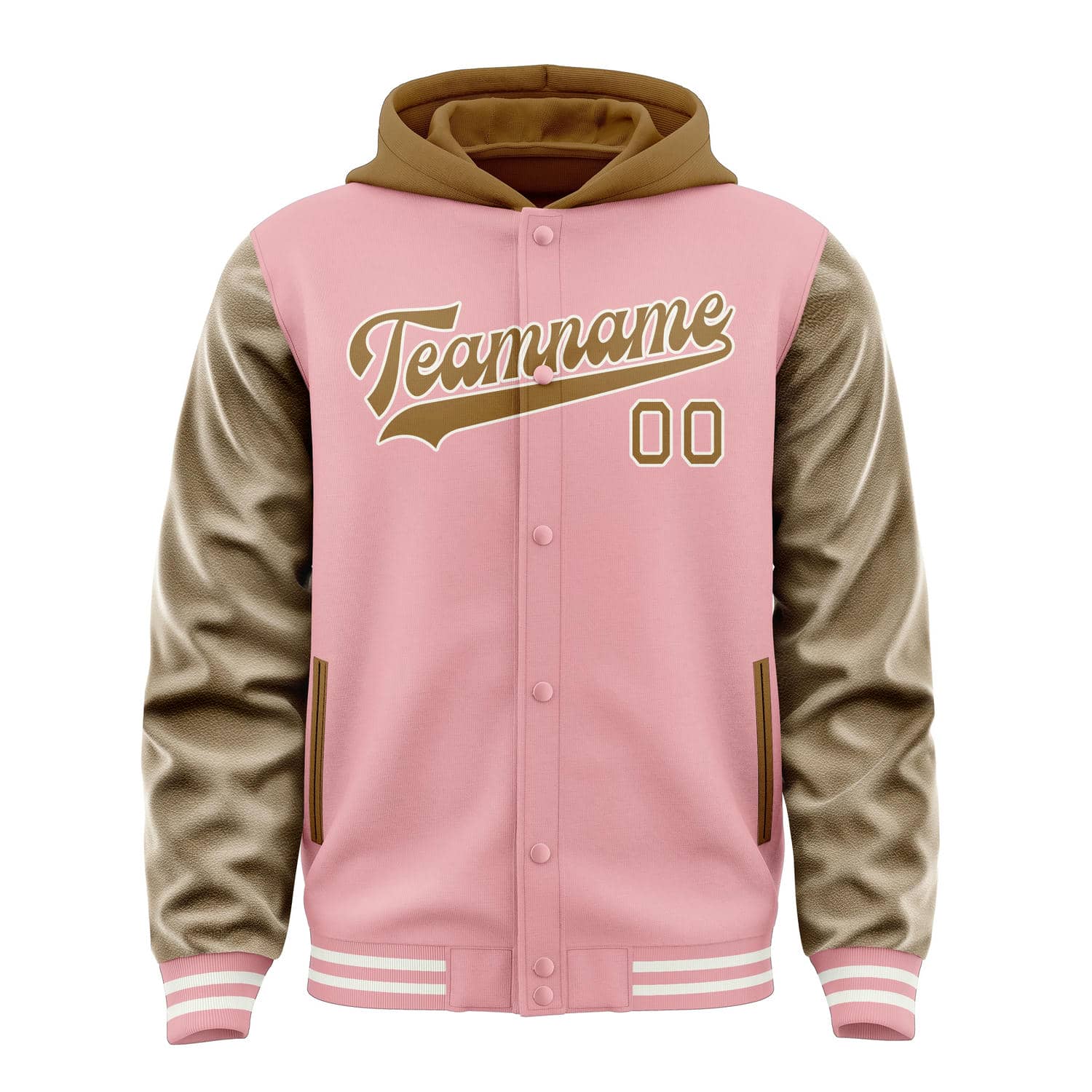 Custom Light Pink Khaki Jacket